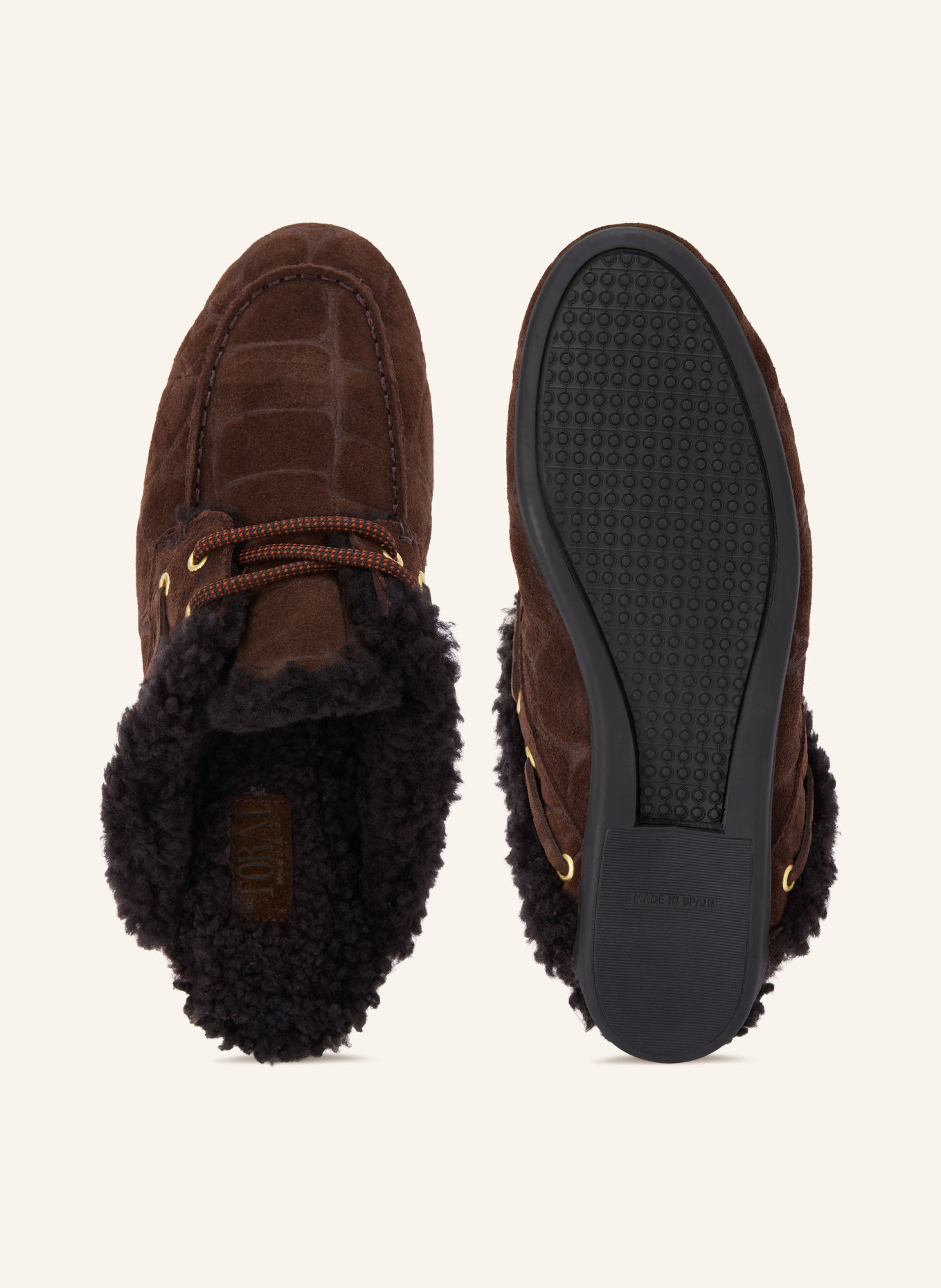 Toral BLANCHE Mules: DARK BROWN