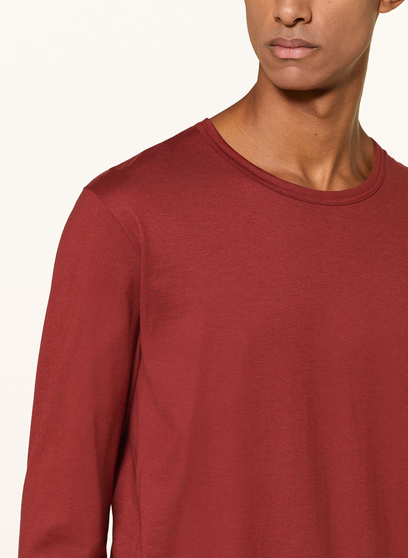 CALIDA RELAX ESSENTIALS Pajamas: DARK RED / DARK GRAY