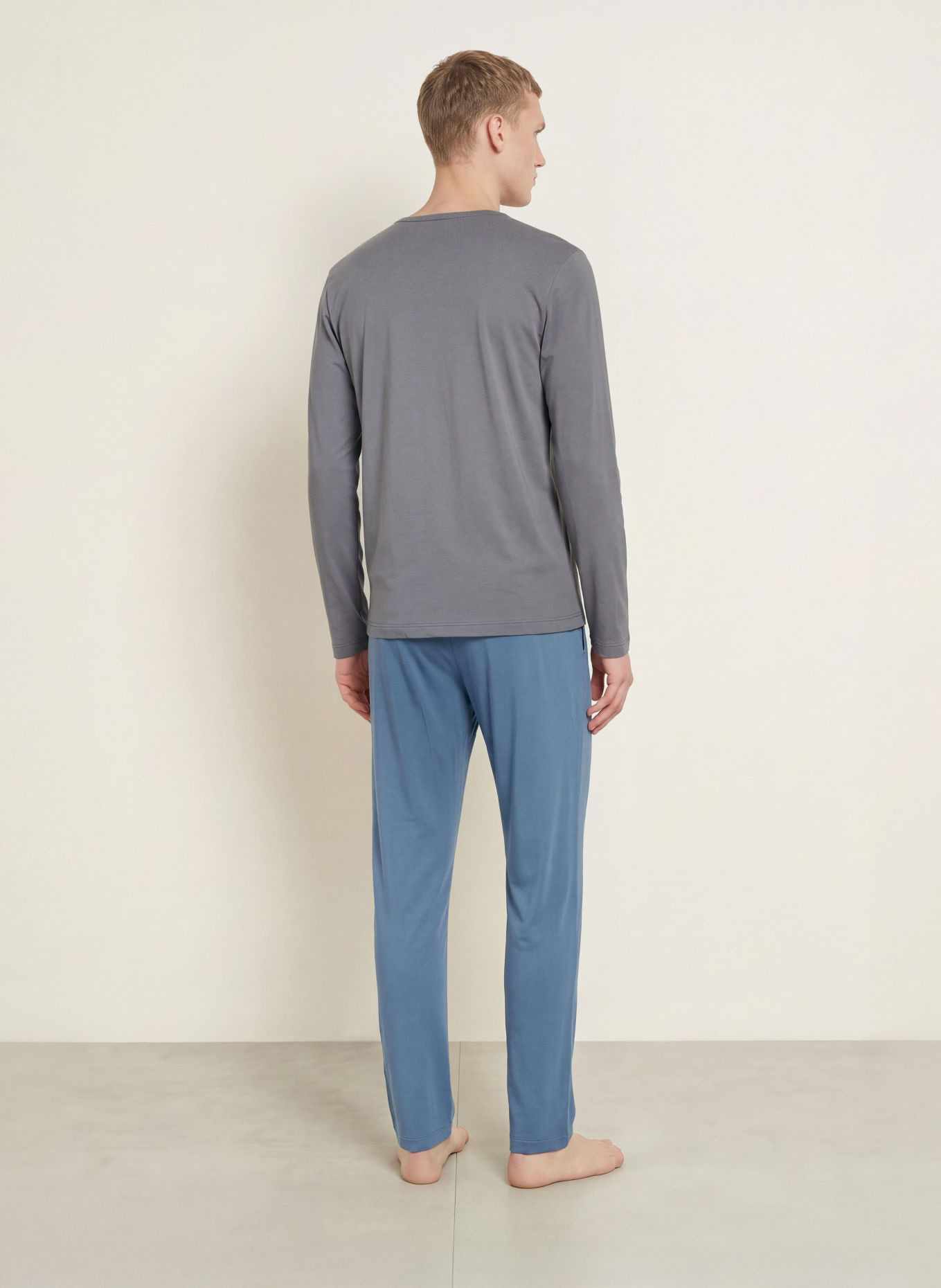 CALIDA RMX SLEEP LOUNGE Pajama shirt: GRAY