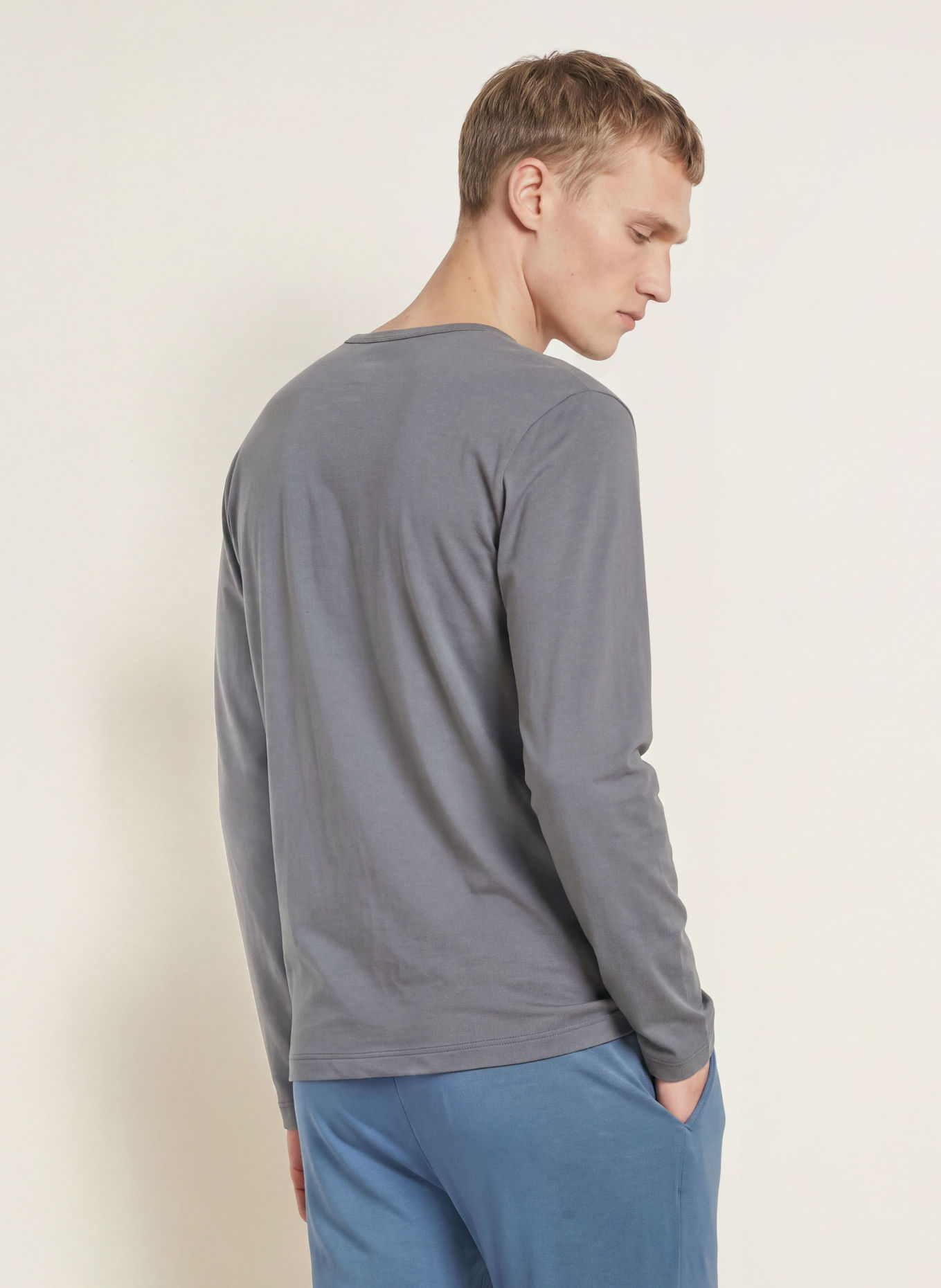 CALIDA RMX SLEEP LOUNGE Pajama shirt: GRAY