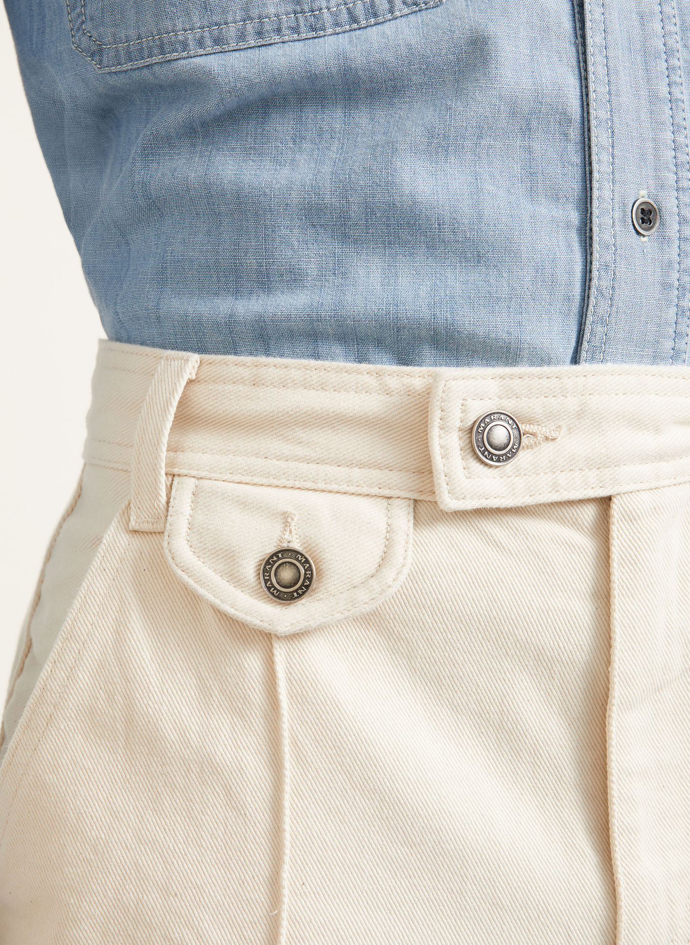ISABEL MARANT Jean ELOIS coupe régulière: 23EC ecru