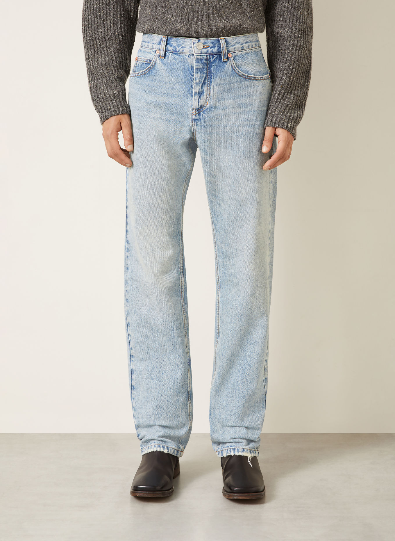 ISABEL MARANT JUDE Regular Fit Jeans: 30VU Vintage Blue