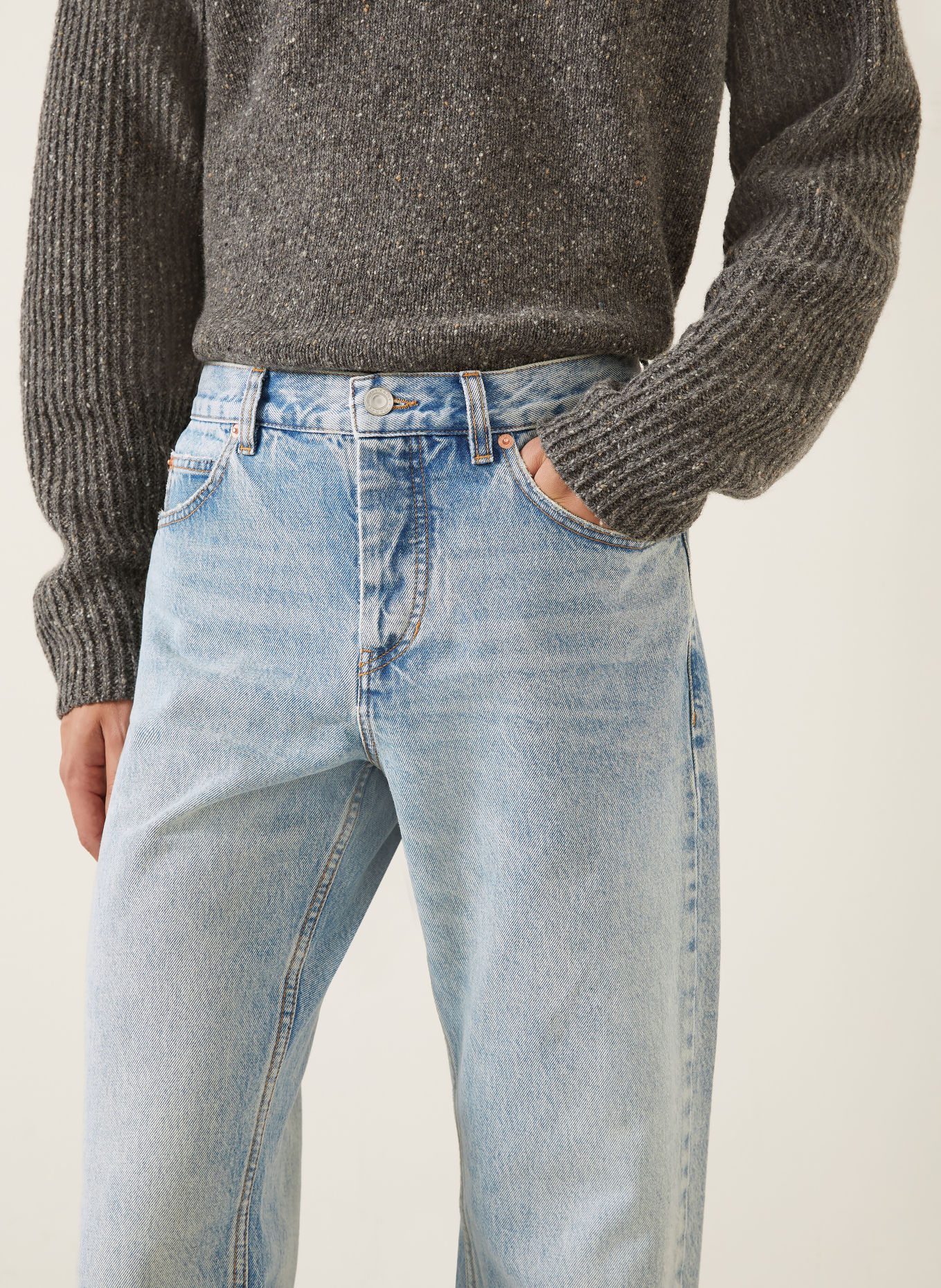 ISABEL MARANT JUDE Regular Fit Jeans: 30VU Vintage Blue