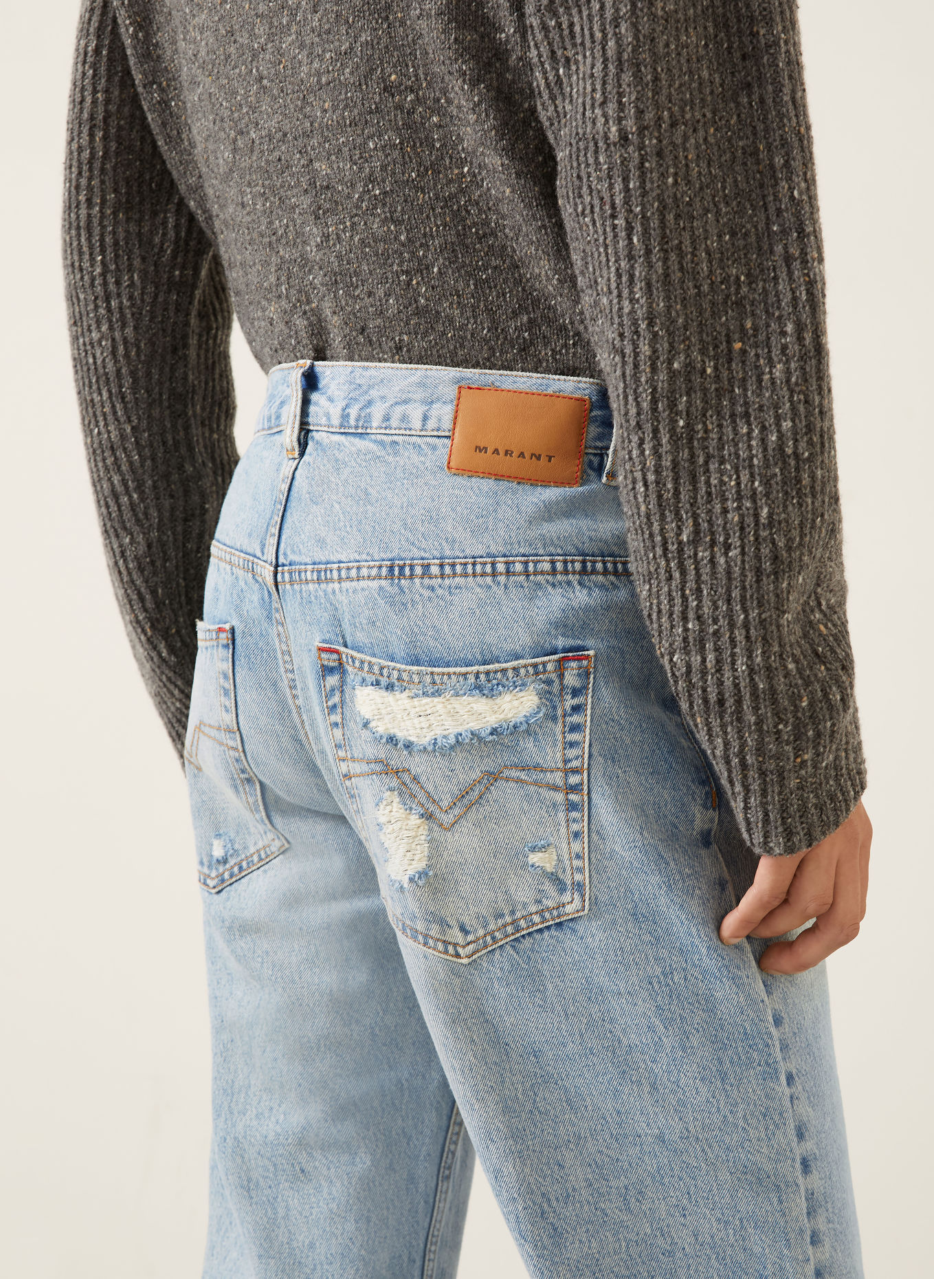 ISABEL MARANT JUDE Regular Fit Jeans: 30VU Vintage Blue