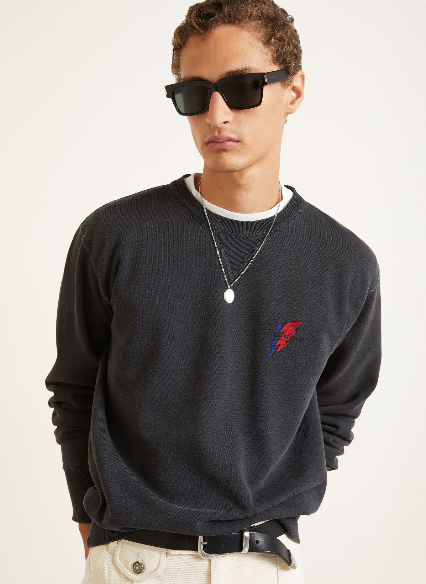 ISABEL MARANT MIKE Sweatshirt: BLACK