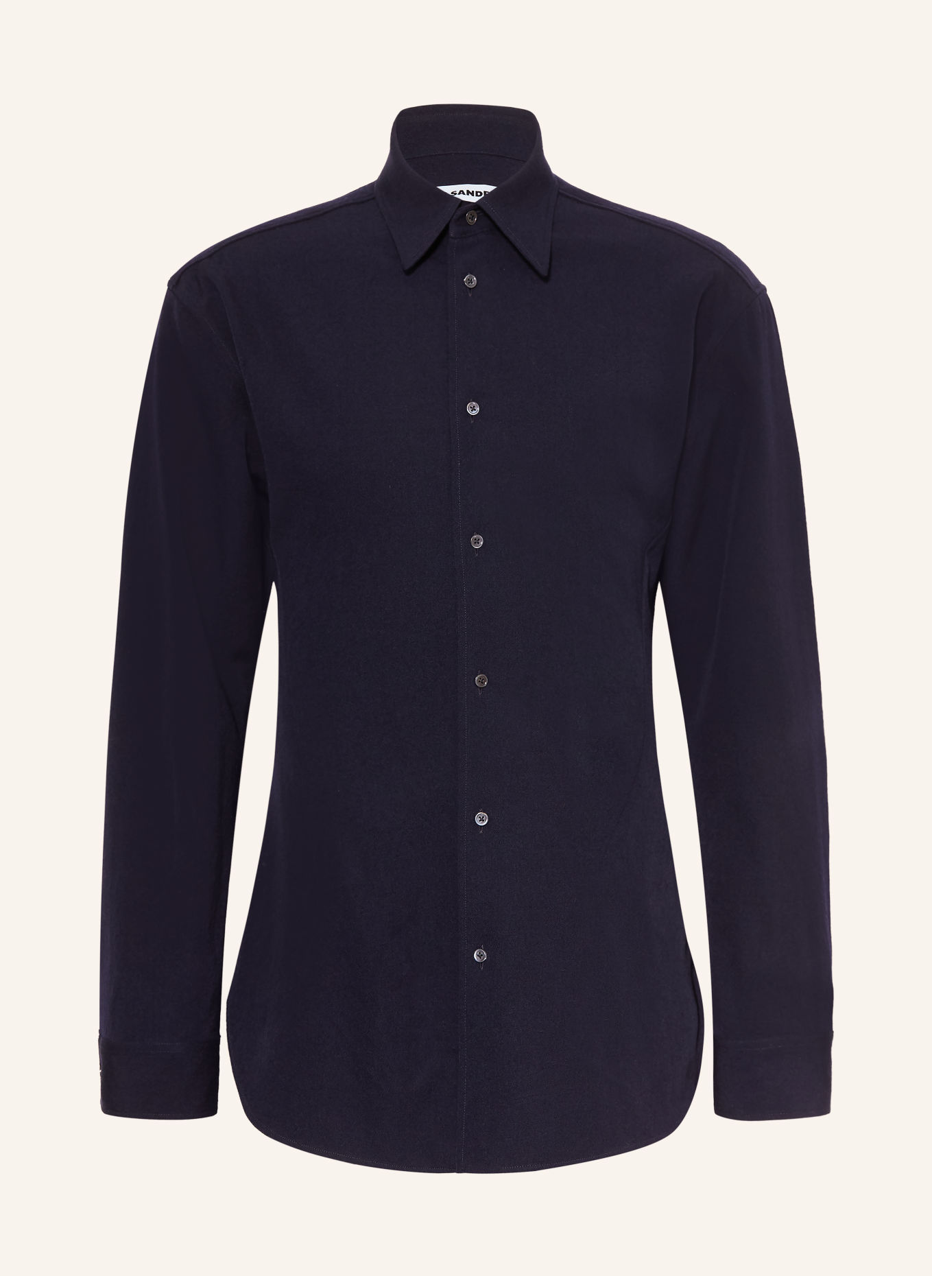 JIL SANDER Extra Slim Fit Shirt: DARK BLUE