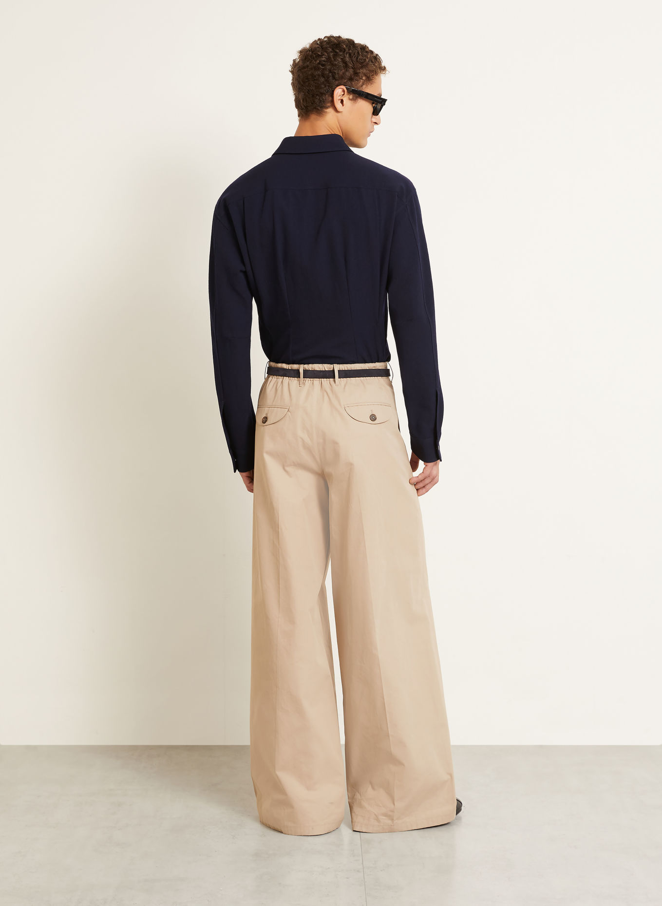 JIL SANDER Extra Slim Fit Shirt: DARK BLUE