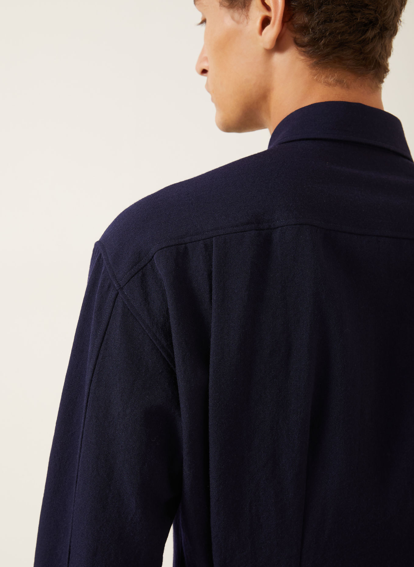 JIL SANDER Extra Slim Fit Shirt: DARK BLUE