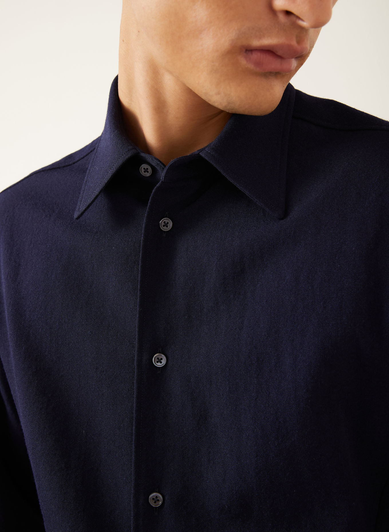 JIL SANDER Extra Slim Fit Shirt: DARK BLUE