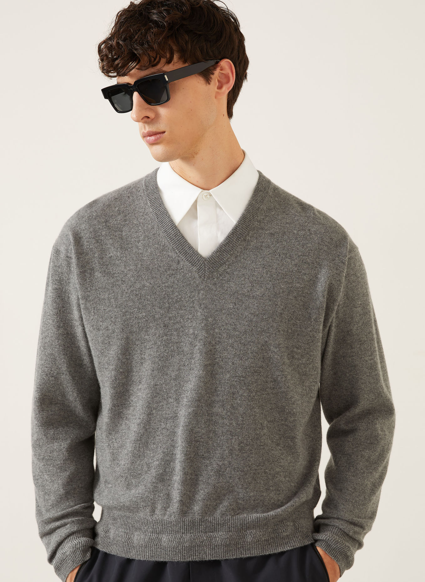 JIL SANDER Cashmere Sweaters: GRAY