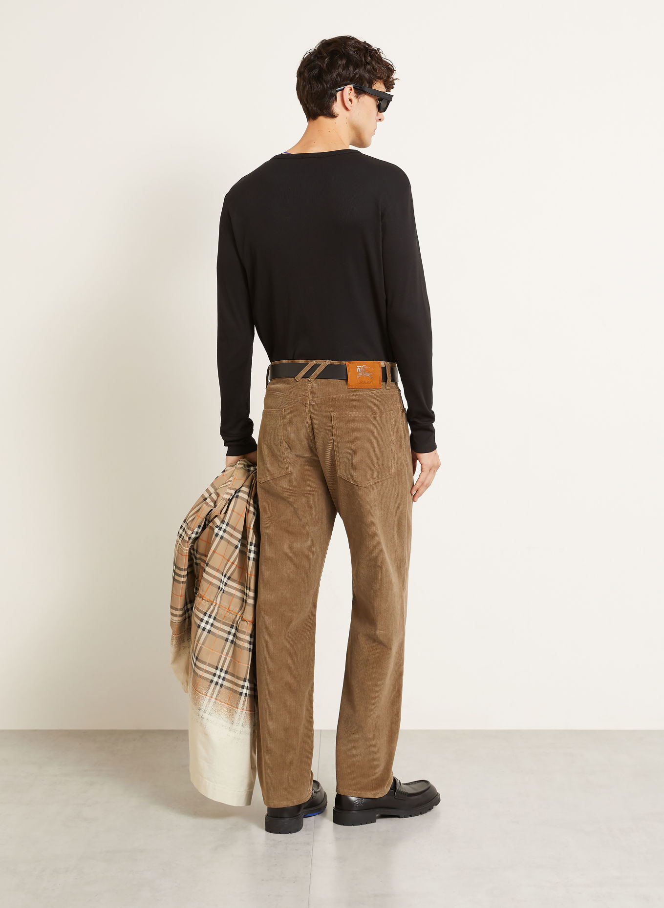 BURBERRY DANNY Cord Pants, Regular Fit: A4646 SEPIA BROWN