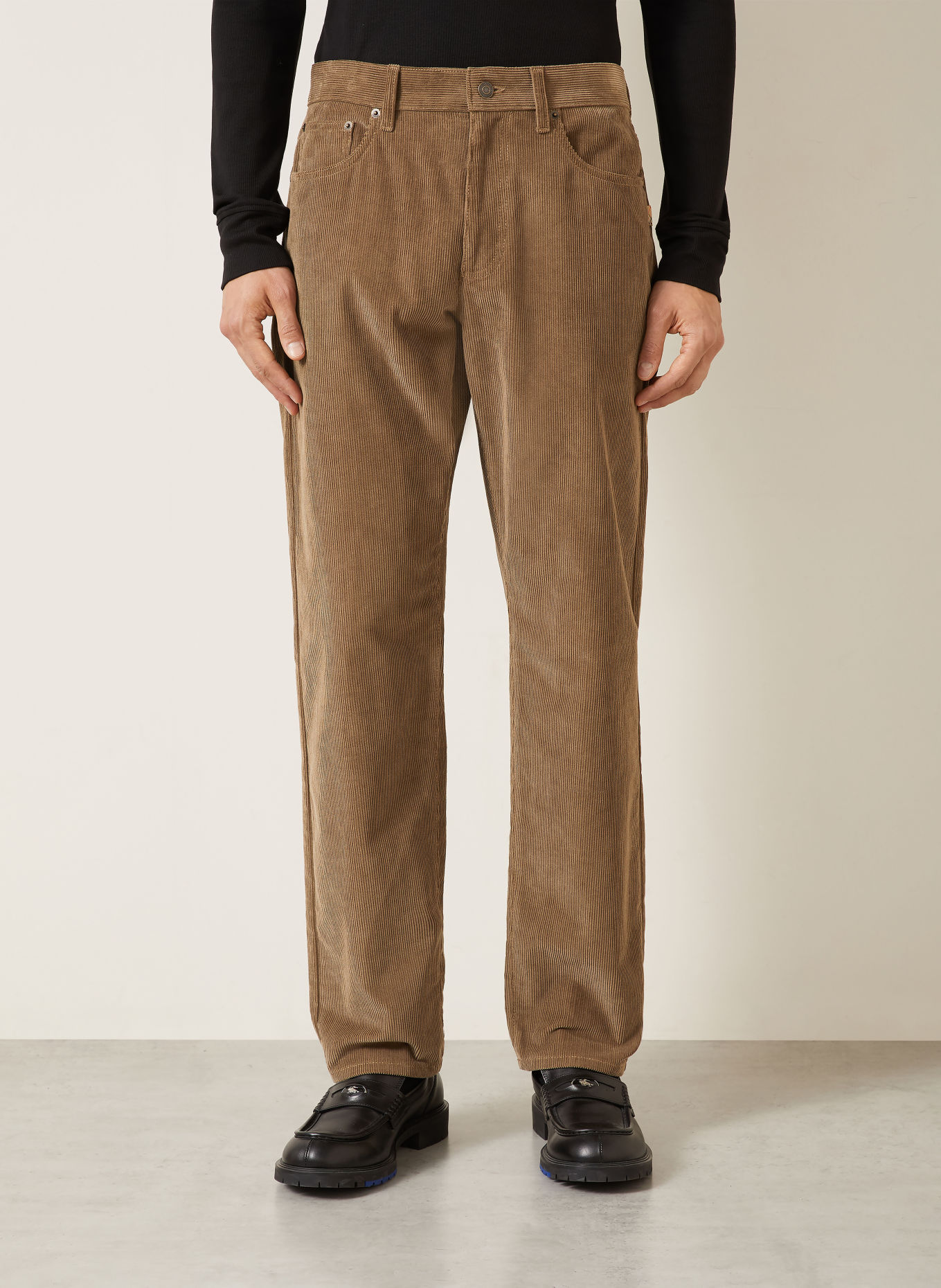 BURBERRY DANNY Cord Pants, Regular Fit: A4646 SEPIA BROWN