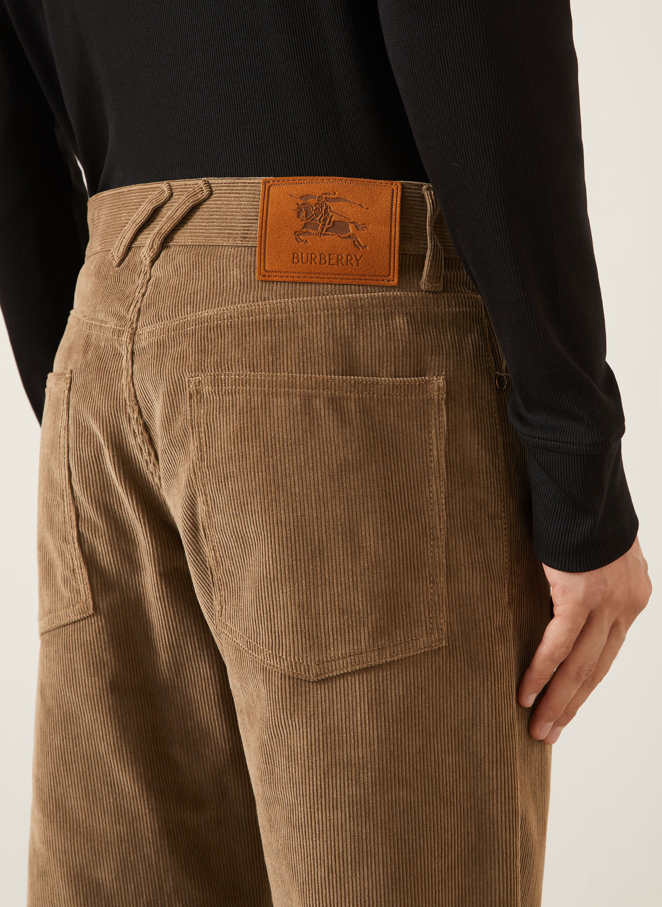 BURBERRY DANNY Cord Pants, Regular Fit: A4646 SEPIA BROWN