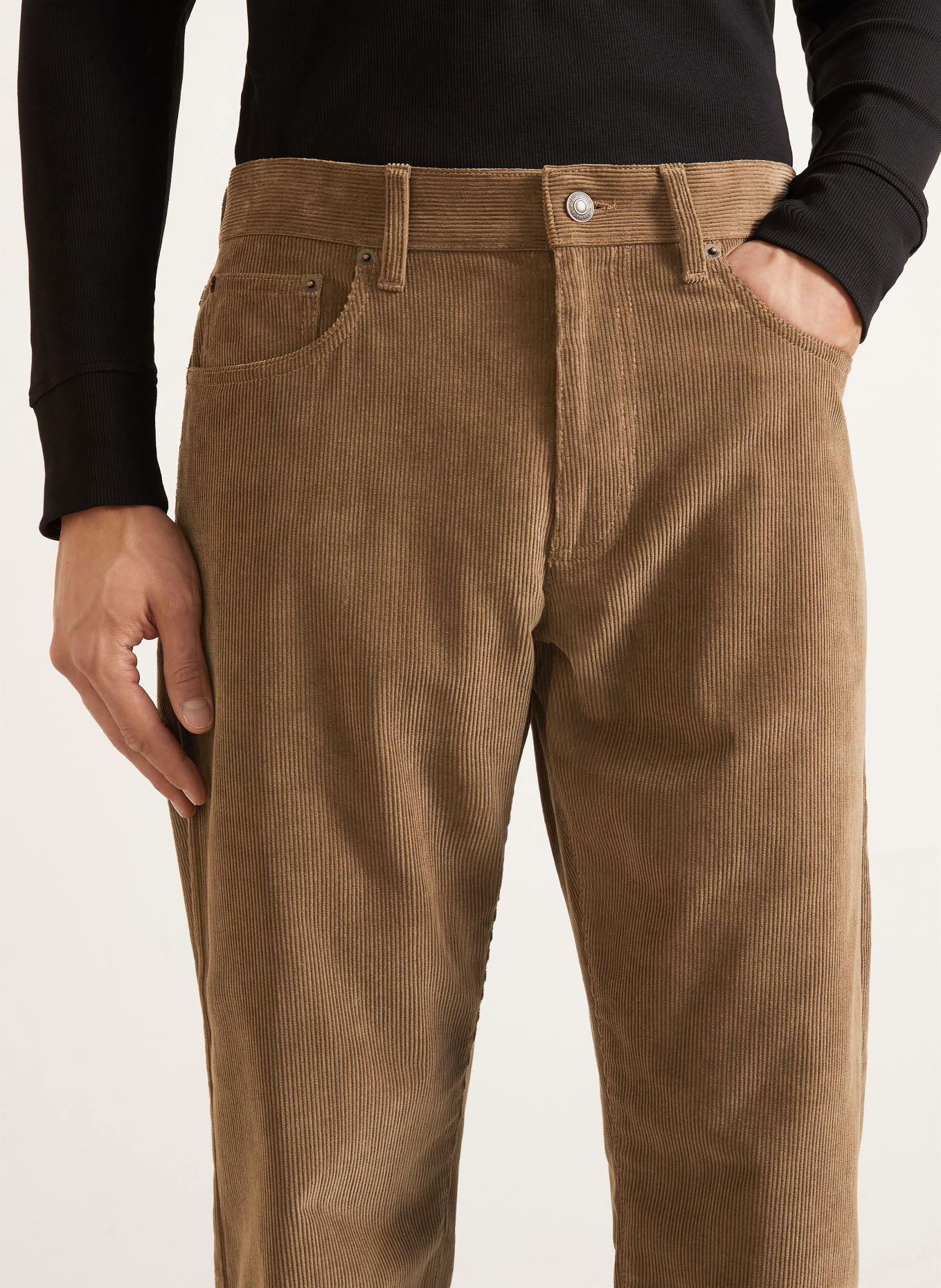 BURBERRY DANNY Cord Pants, Regular Fit: A4646 SEPIA BROWN
