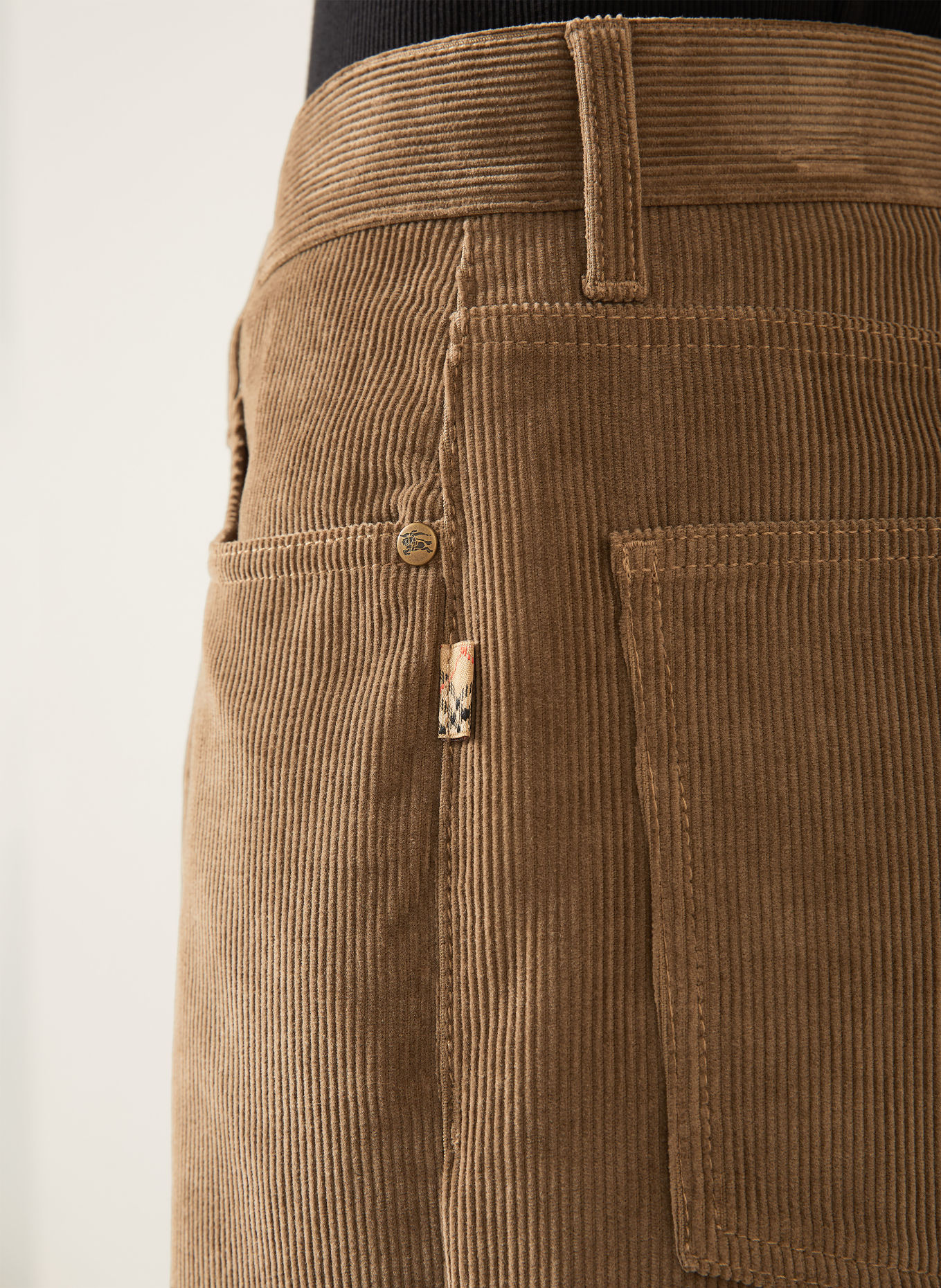 BURBERRY DANNY Cord Pants, Regular Fit: A4646 SEPIA BROWN