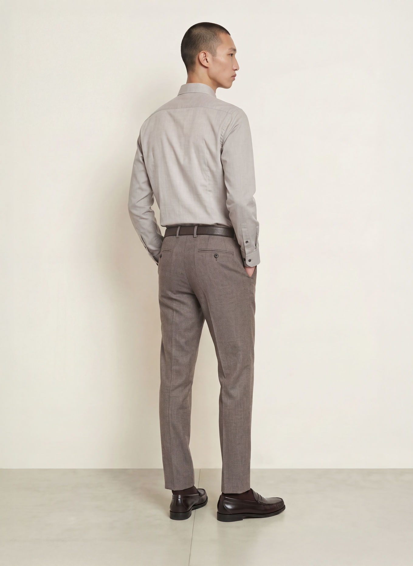 BOSS Hemd HANK Slim Fit: GRAU