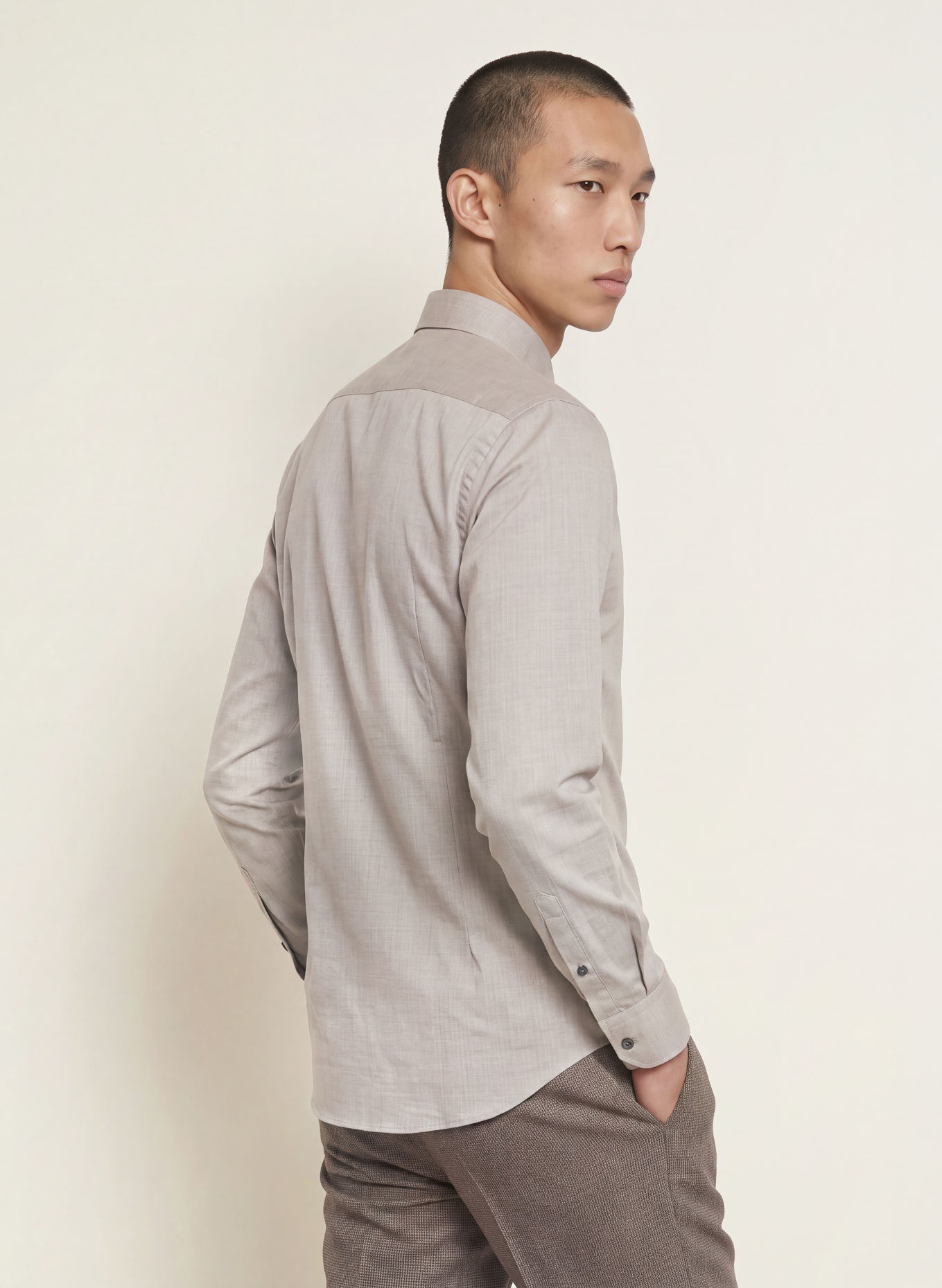 BOSS Hemd HANK Slim Fit: GRAU