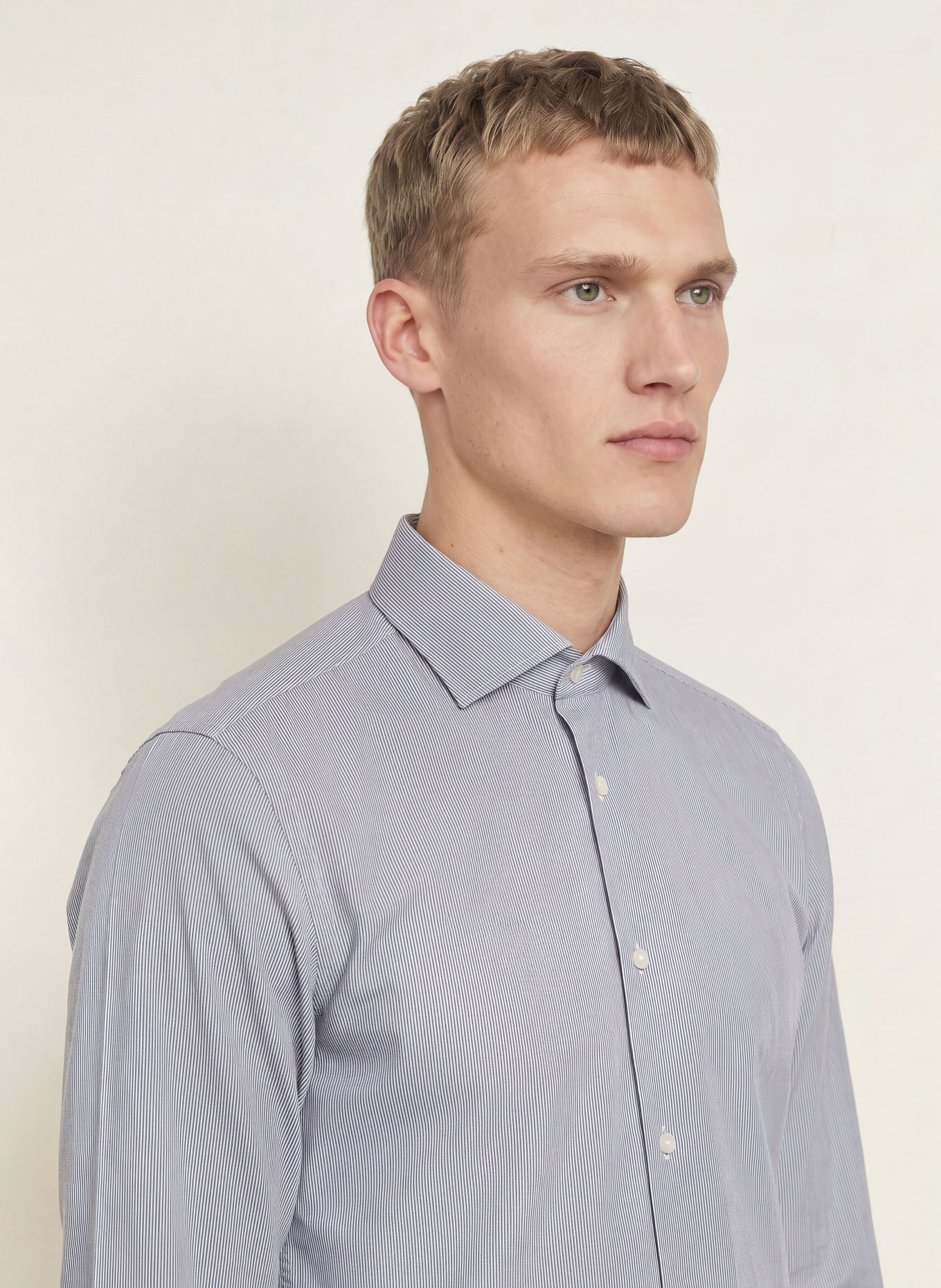BOSS Koszula HANK Slim Fit: CZARNY / BIAŁY