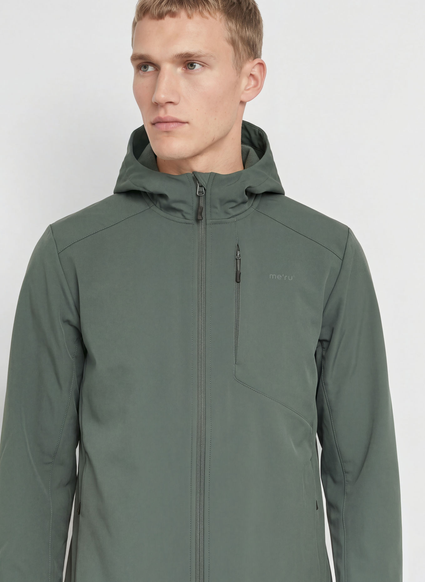 me°ru' Jachetă Softshell BORDEAUX: VERDE