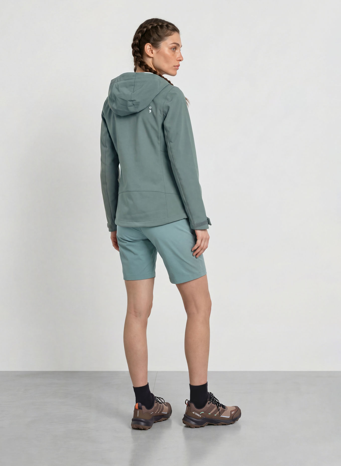 me°ru' Softshelljas BORDEAUX: GROEN