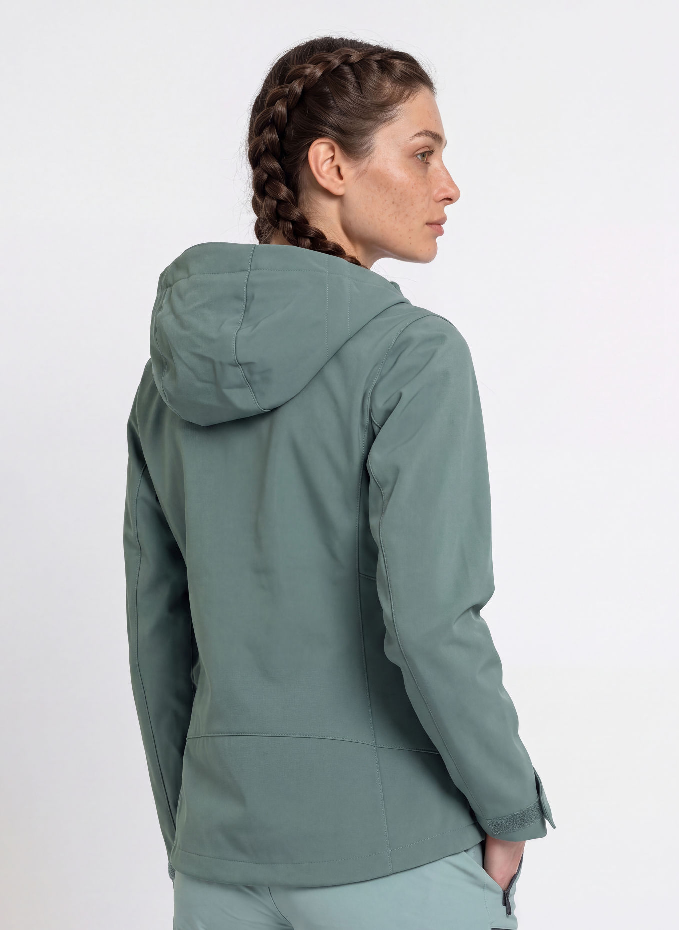 me°ru' Softshelljas BORDEAUX: GROEN