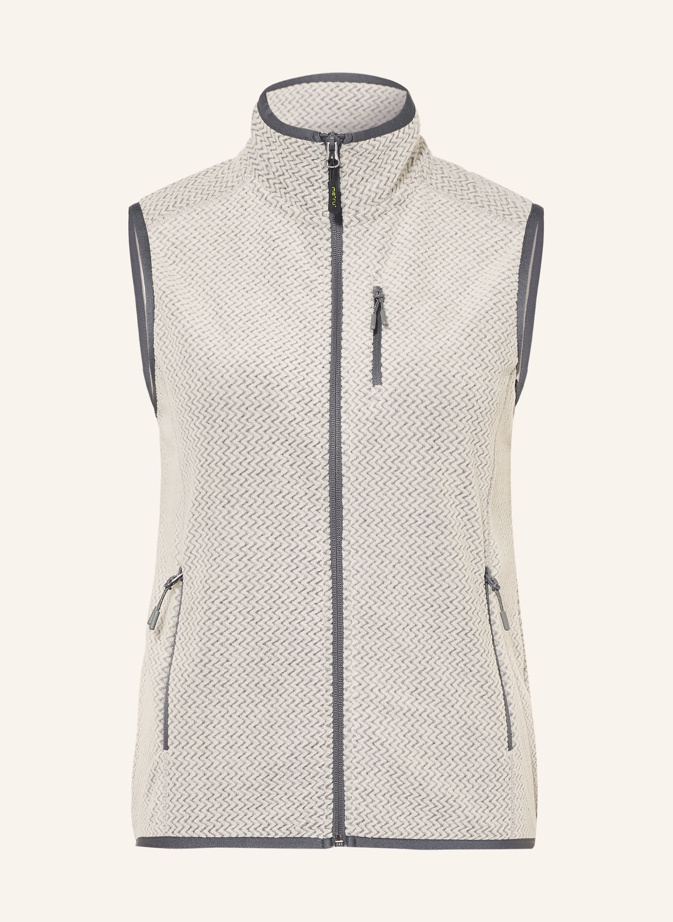 me°ru' Fleece bodywarmer AJACCIO: GRIJS