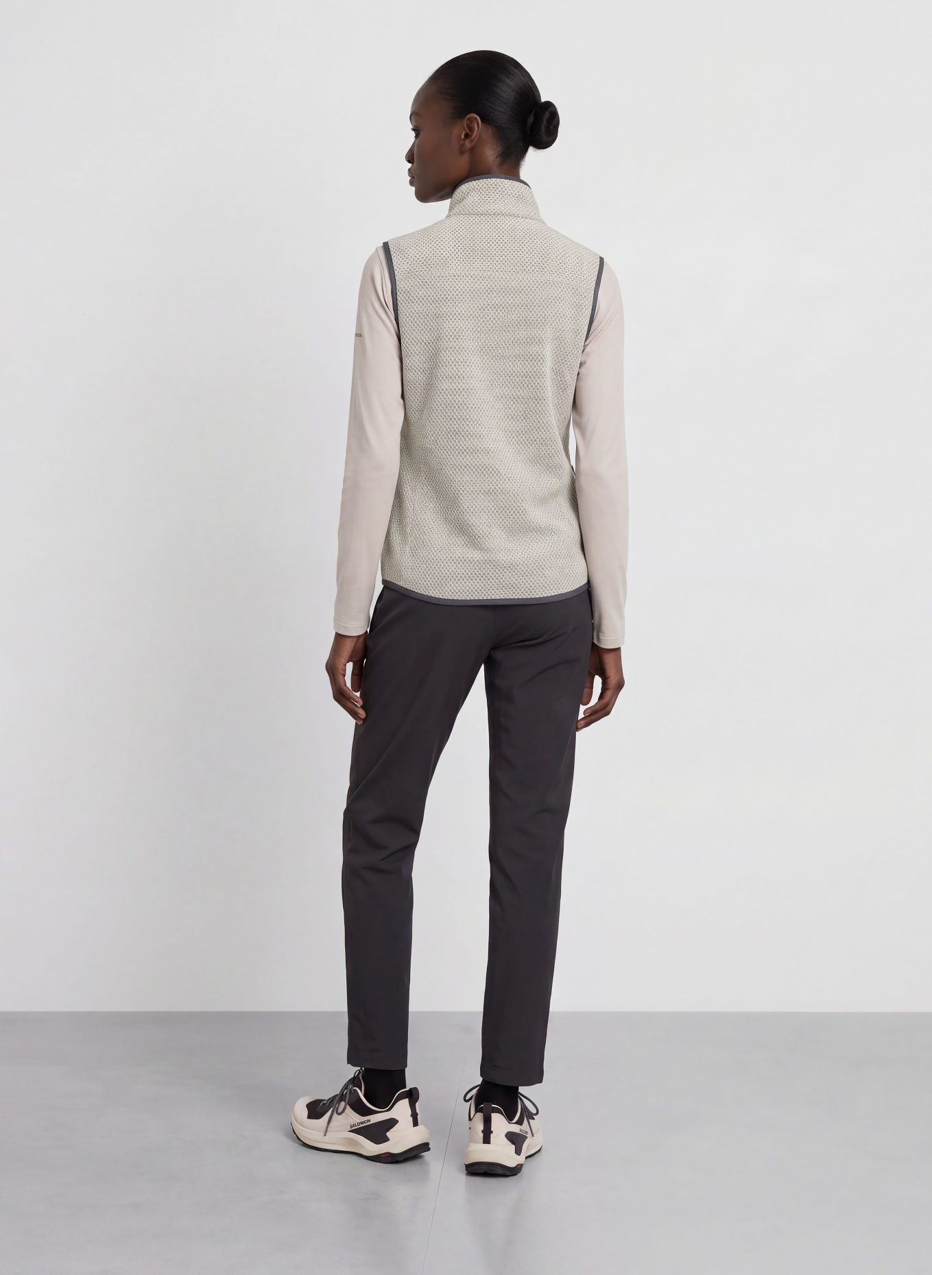 me°ru' Fleece bodywarmer AJACCIO: GRIJS