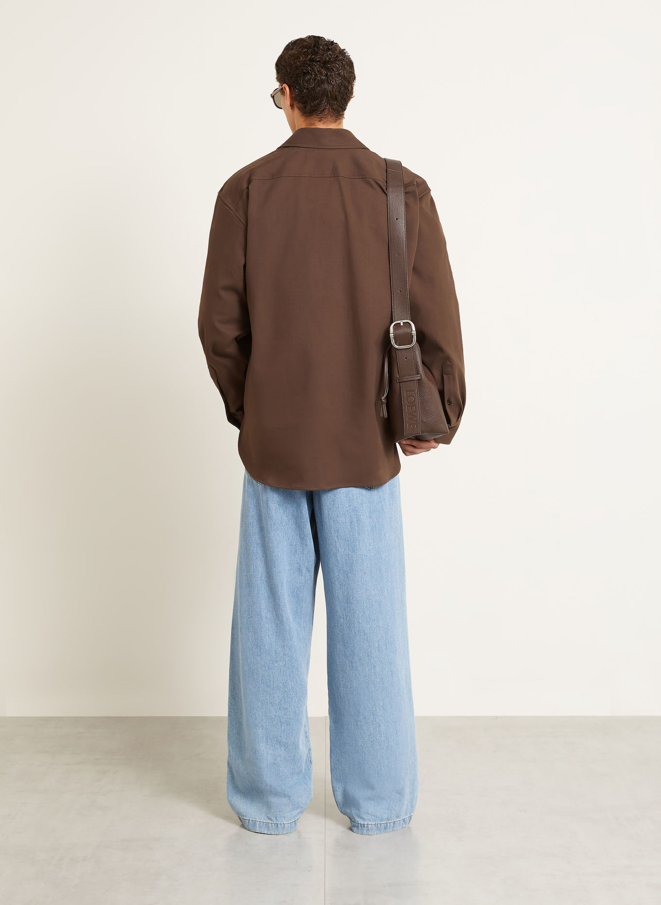 DRIES VAN NOTEN Overshirt: DARK BROWN