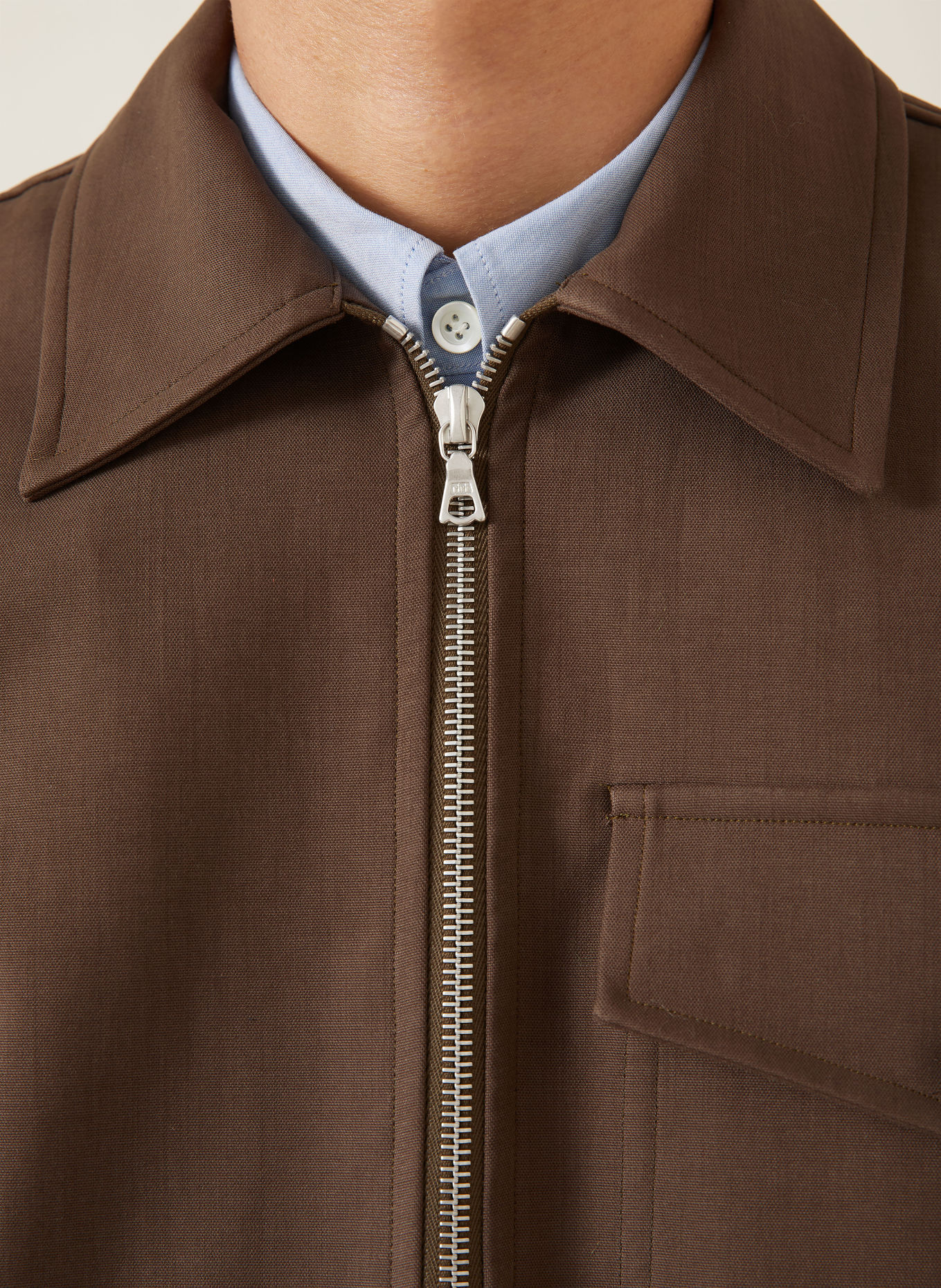 DRIES VAN NOTEN Overshirt: DARK BROWN