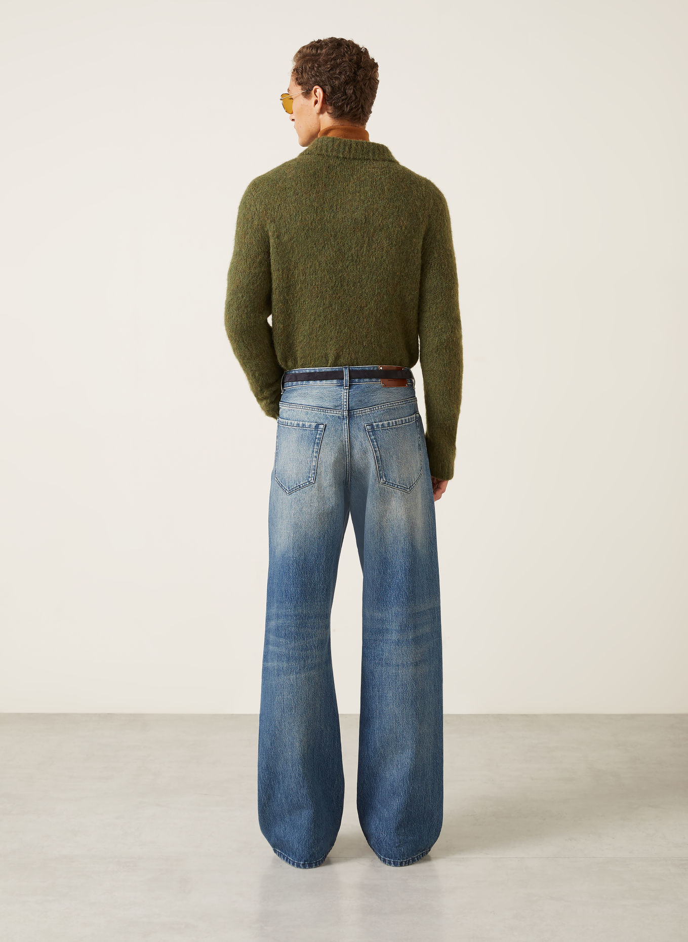 DRIES VAN NOTEN Loose-Fit Jeans: 504 BLUE