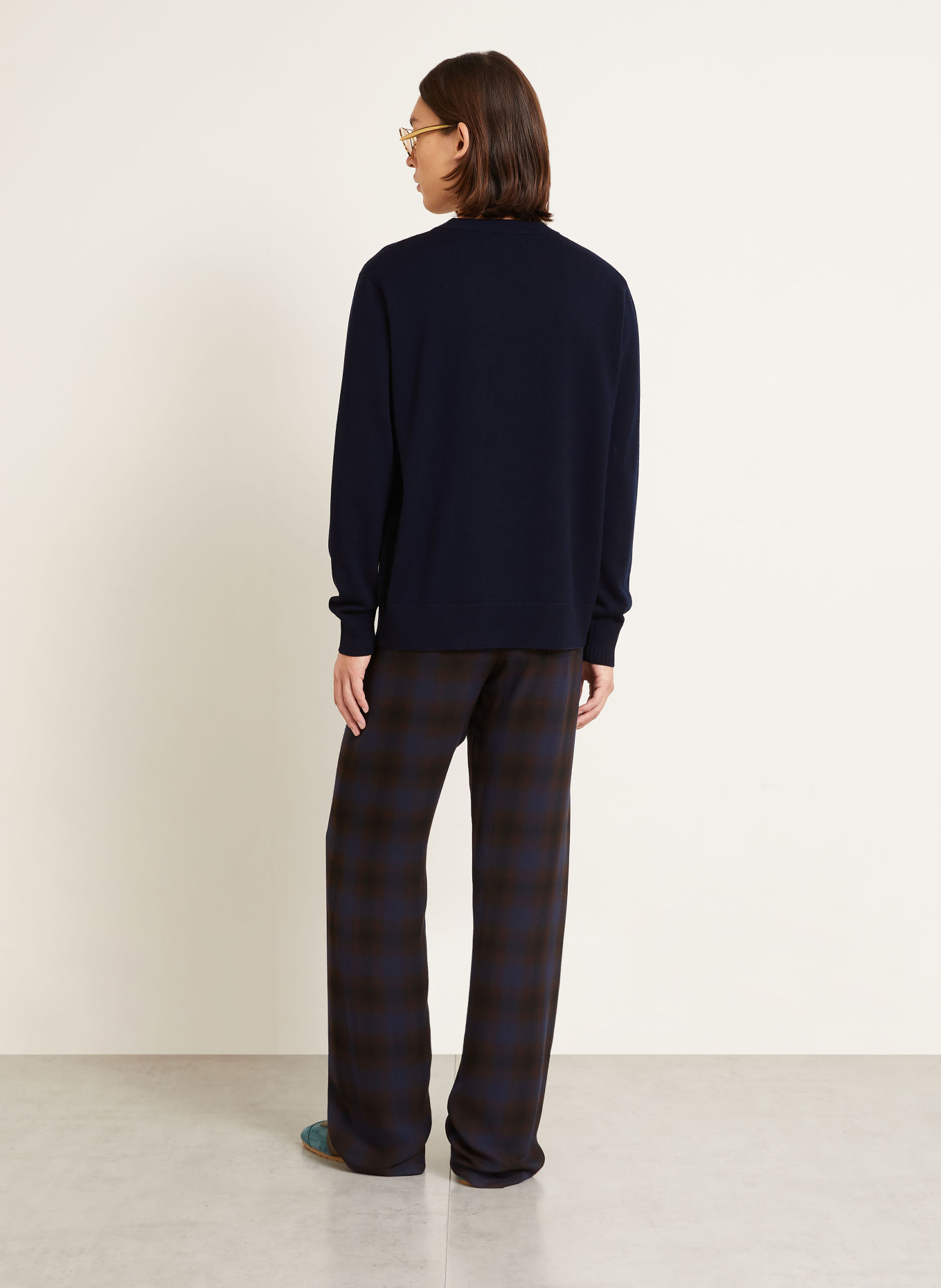 DRIES VAN NOTEN Trøjer: MØRKEBLÅ