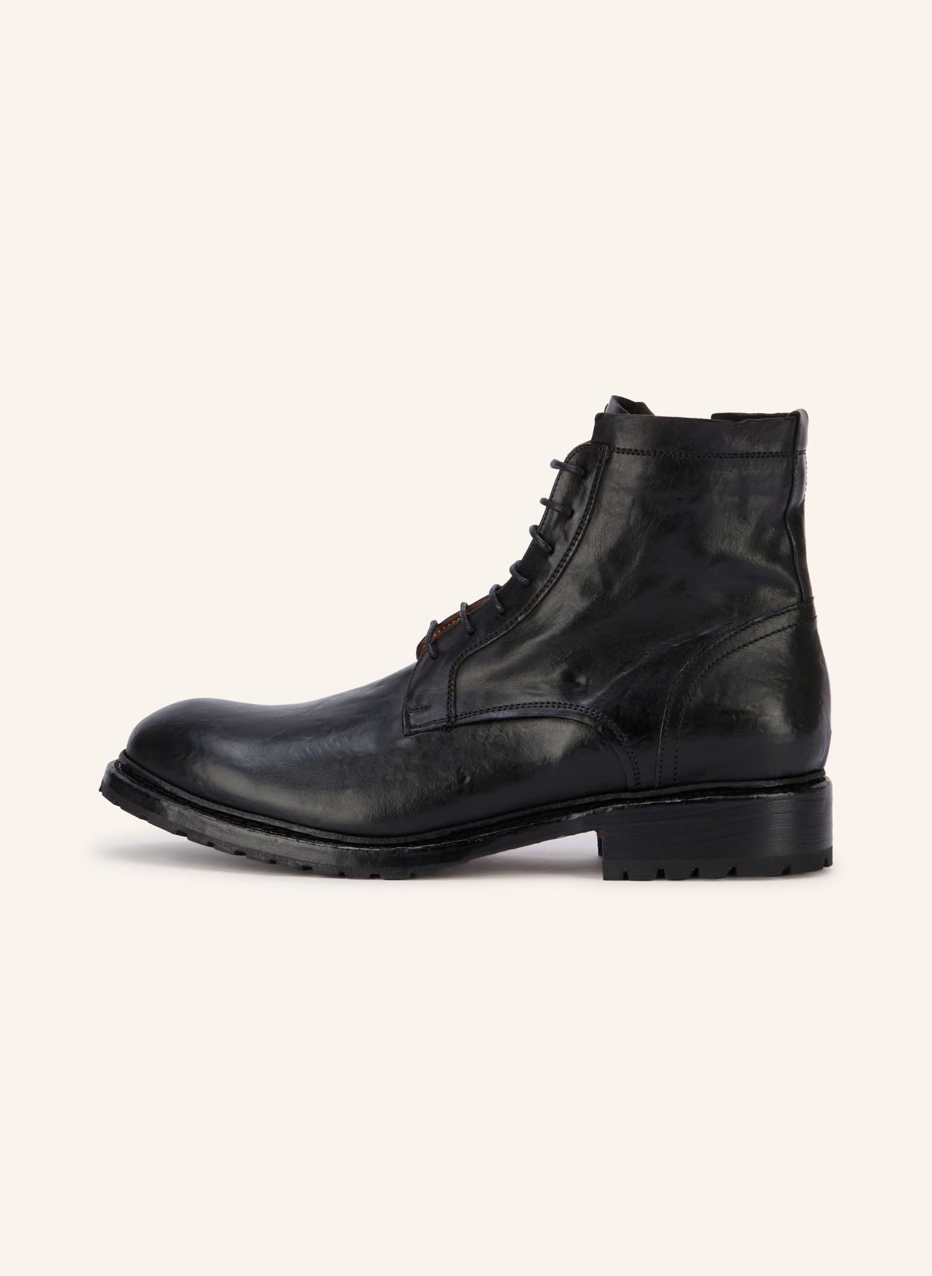 Cordwainer Lace-up boots: BLACK