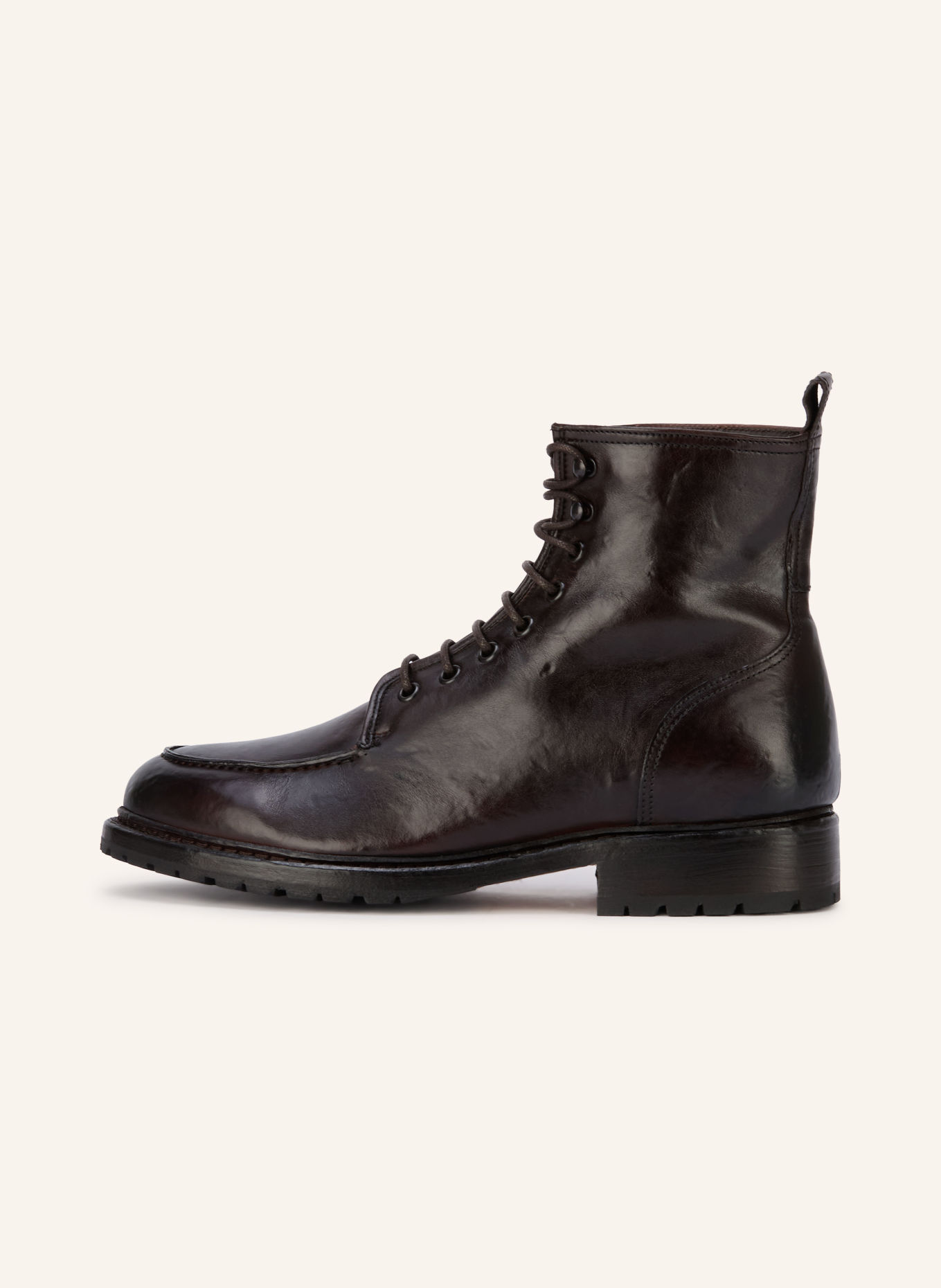 Cordwainer Lace-up boots: DARK BROWN