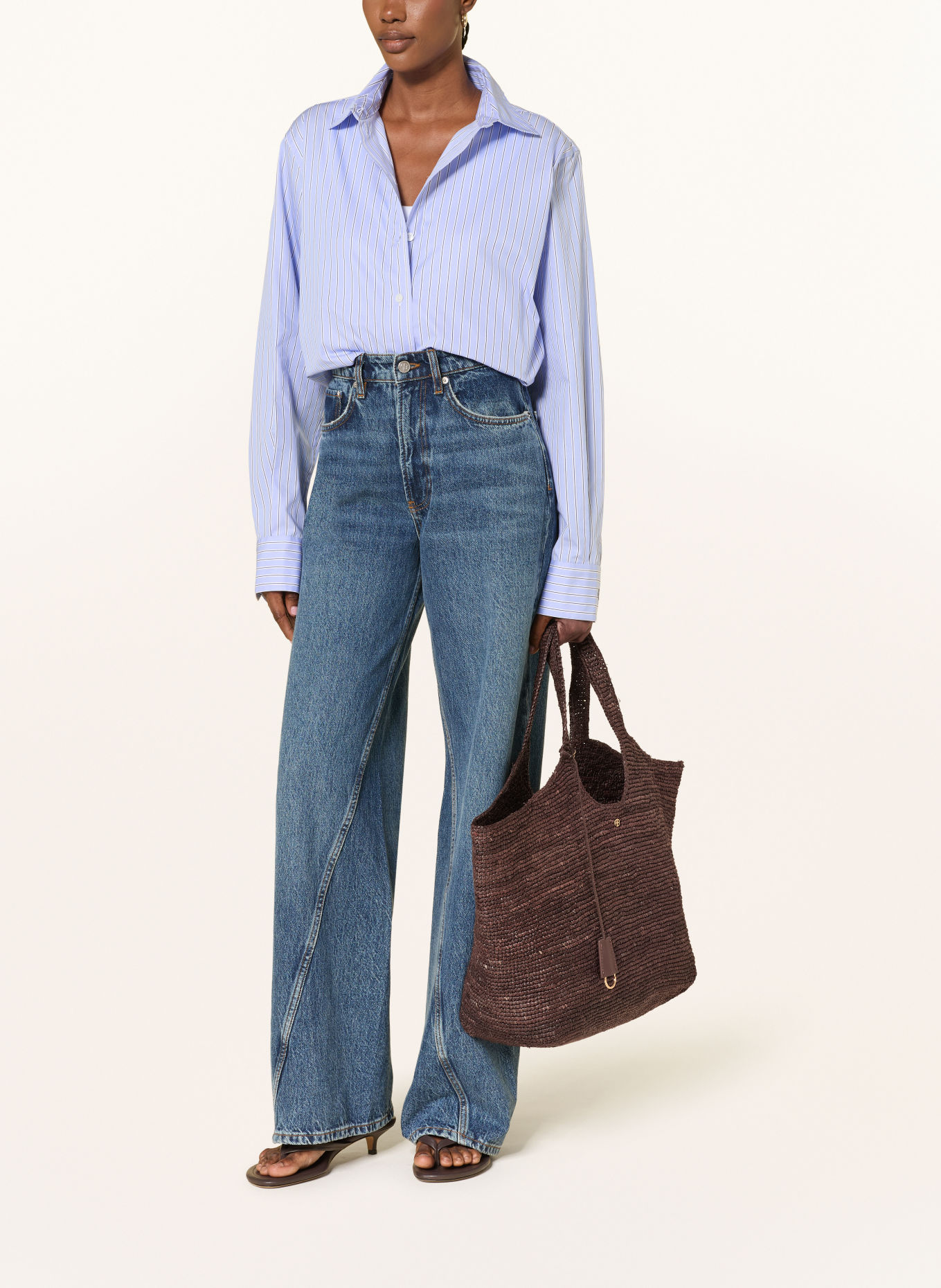 ANINE BING Shopper: DUNKELBRAUN