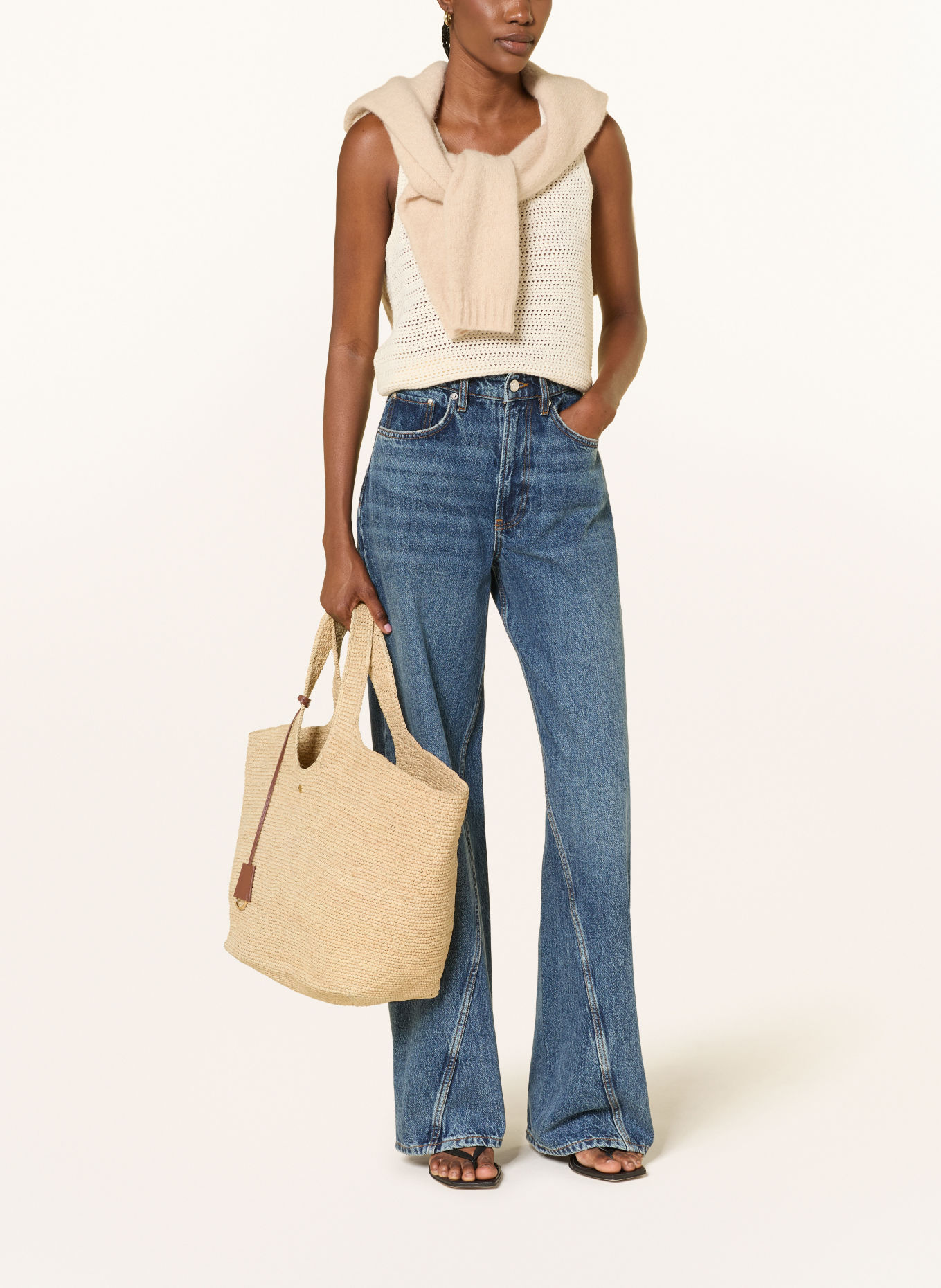 ANINE BING Shopper: BEIGE