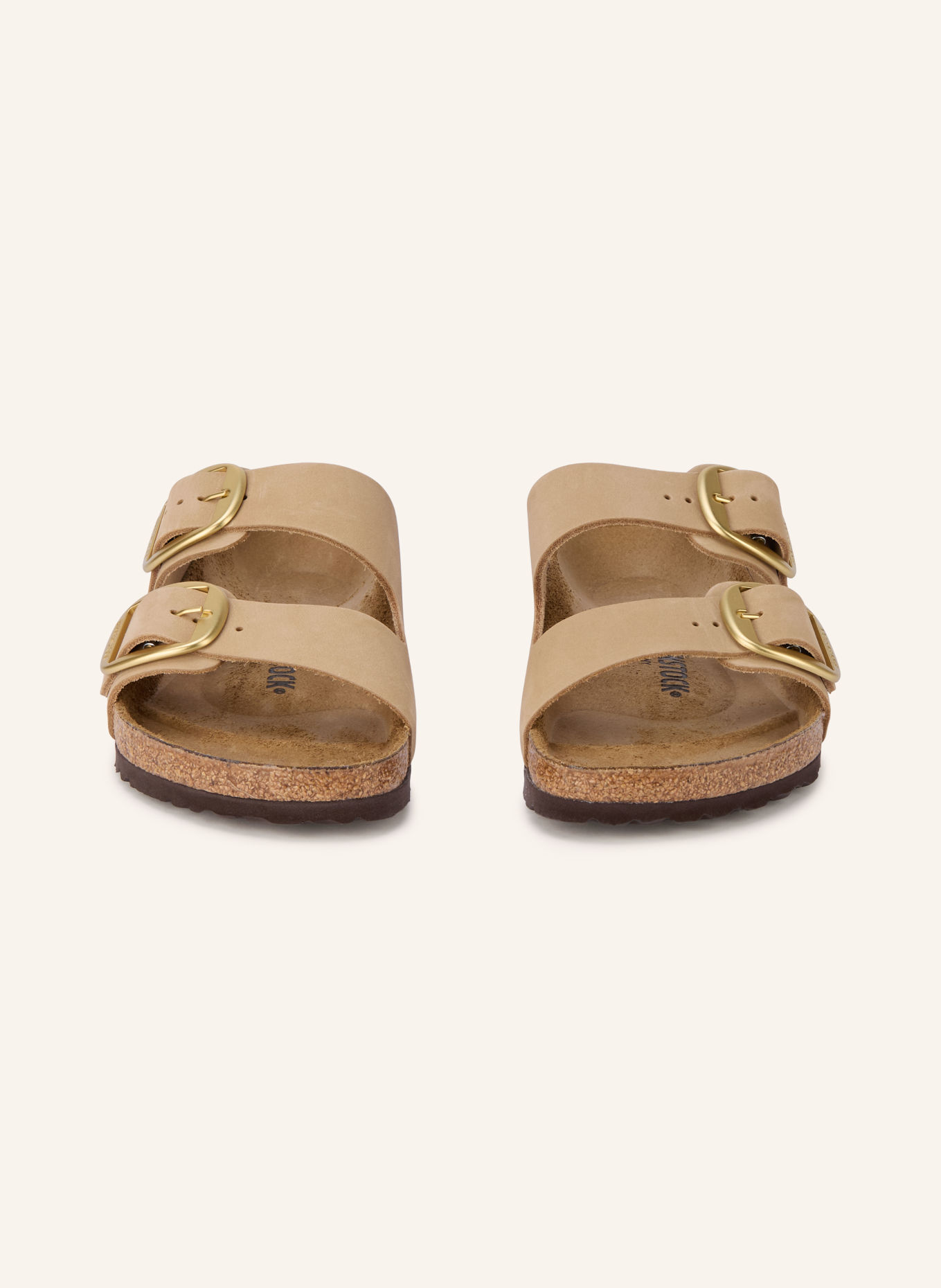 BIRKENSTOCK Slippers ARIZONA BIG BUCKLE LENB: BEIGE