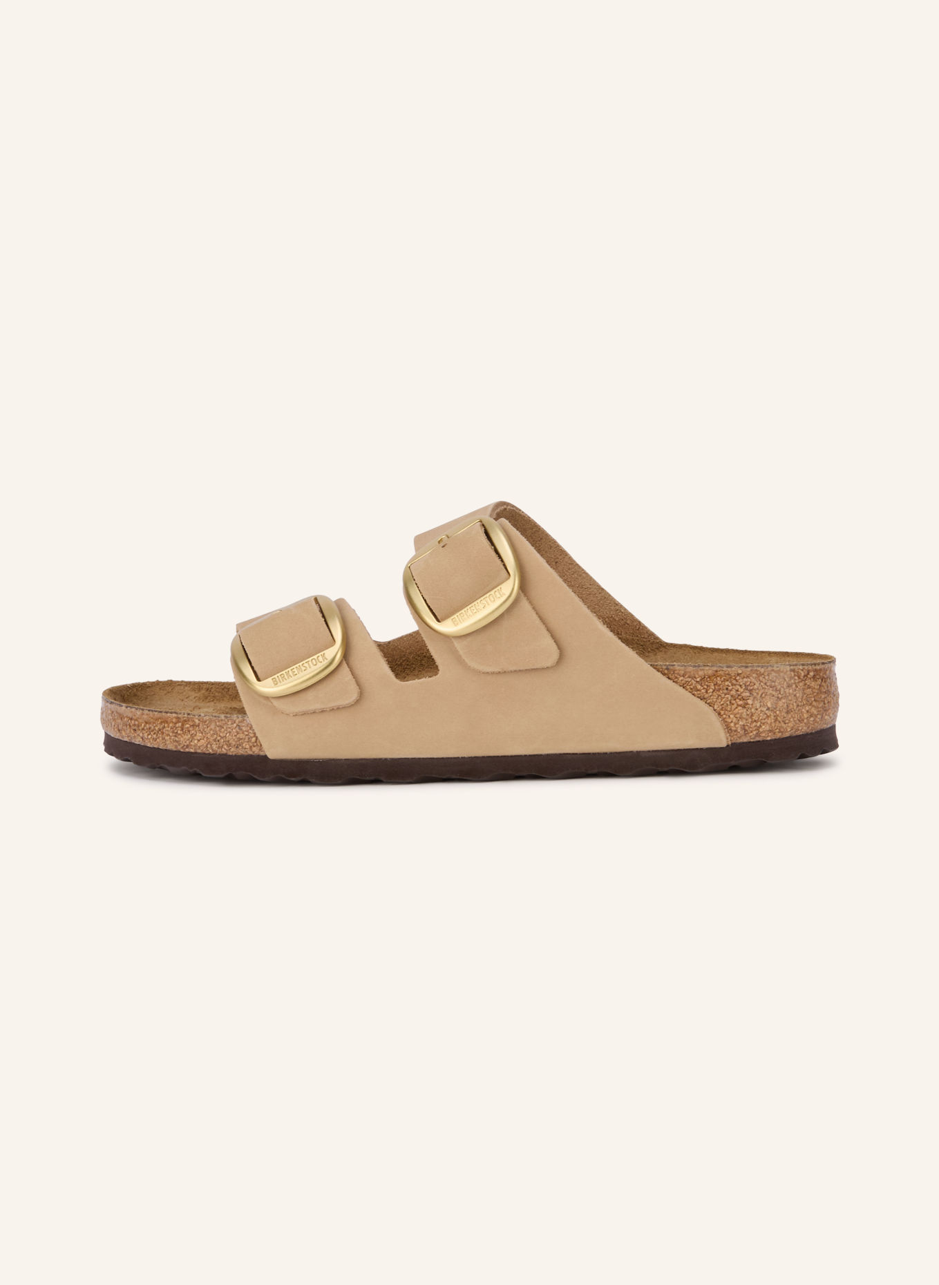 BIRKENSTOCK Slippers ARIZONA BIG BUCKLE LENB: BEIGE