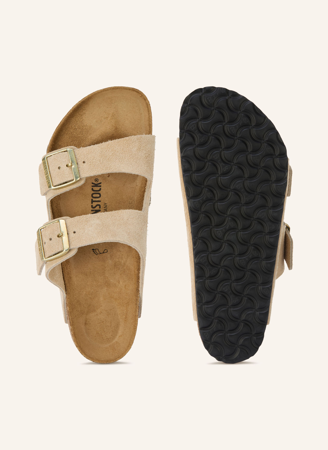 BIRKENSTOCK Saboturi ARIZONA LEVE: BEJ