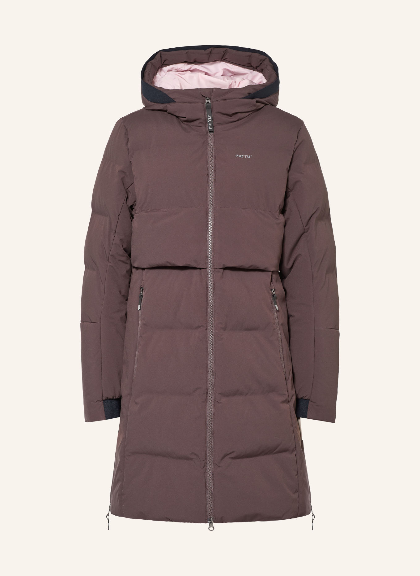 me°ru' VETLANDA Quilted Coat: DARK BROWN