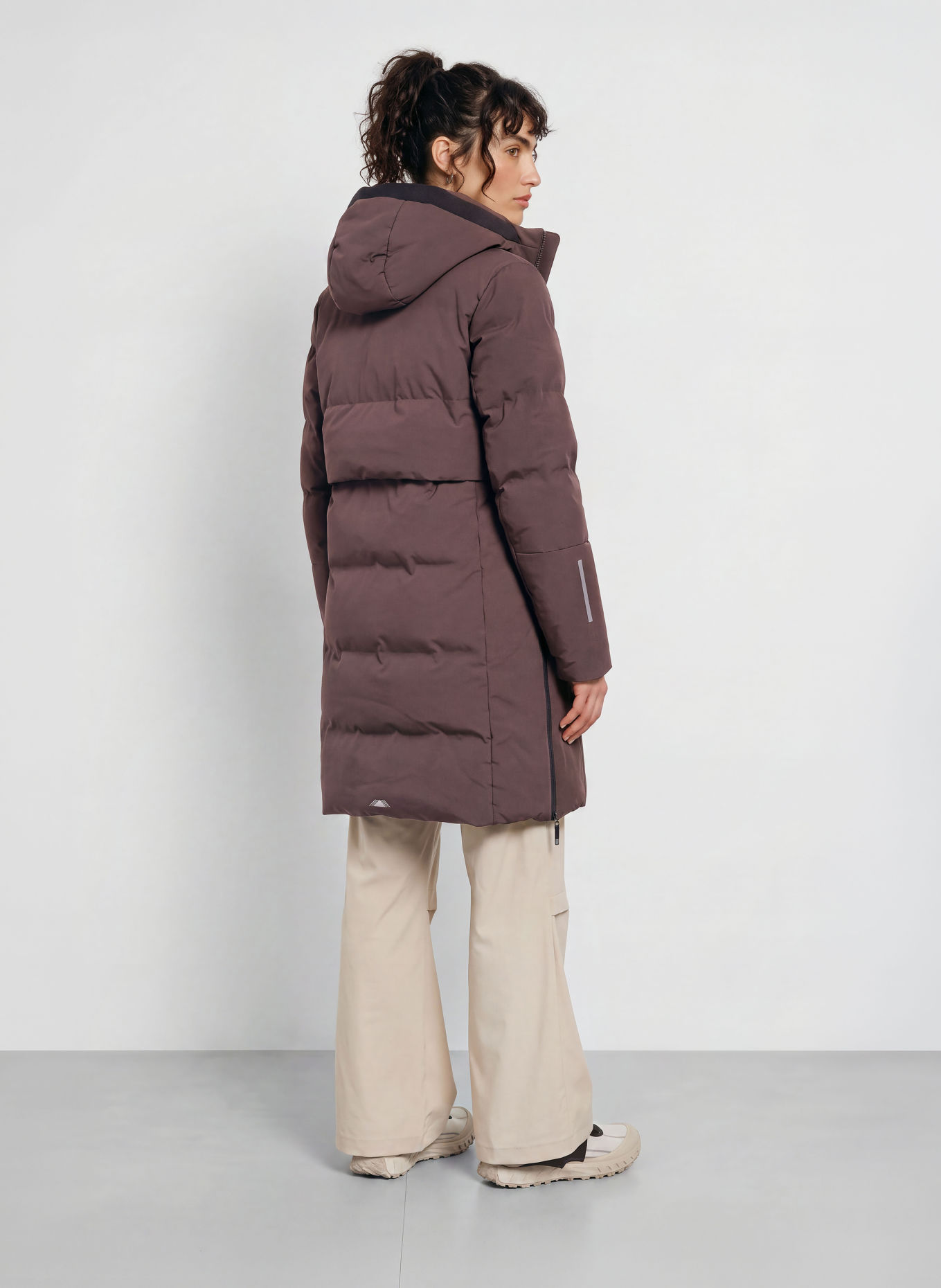me°ru' VETLANDA Quilted Coat: DARK BROWN
