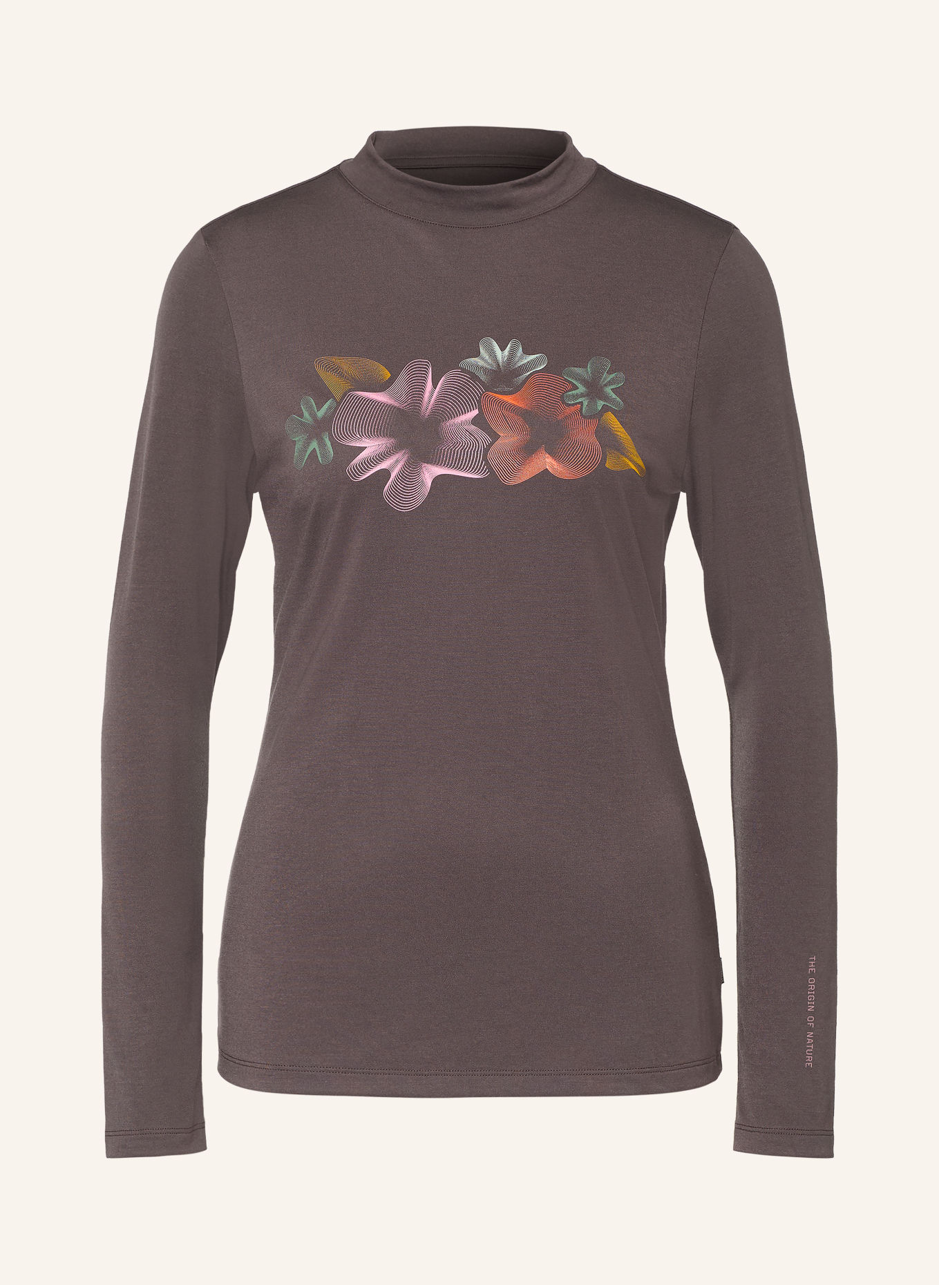 me°ru' Longsleeve LIDKÖPING: MARRON FONCÉ