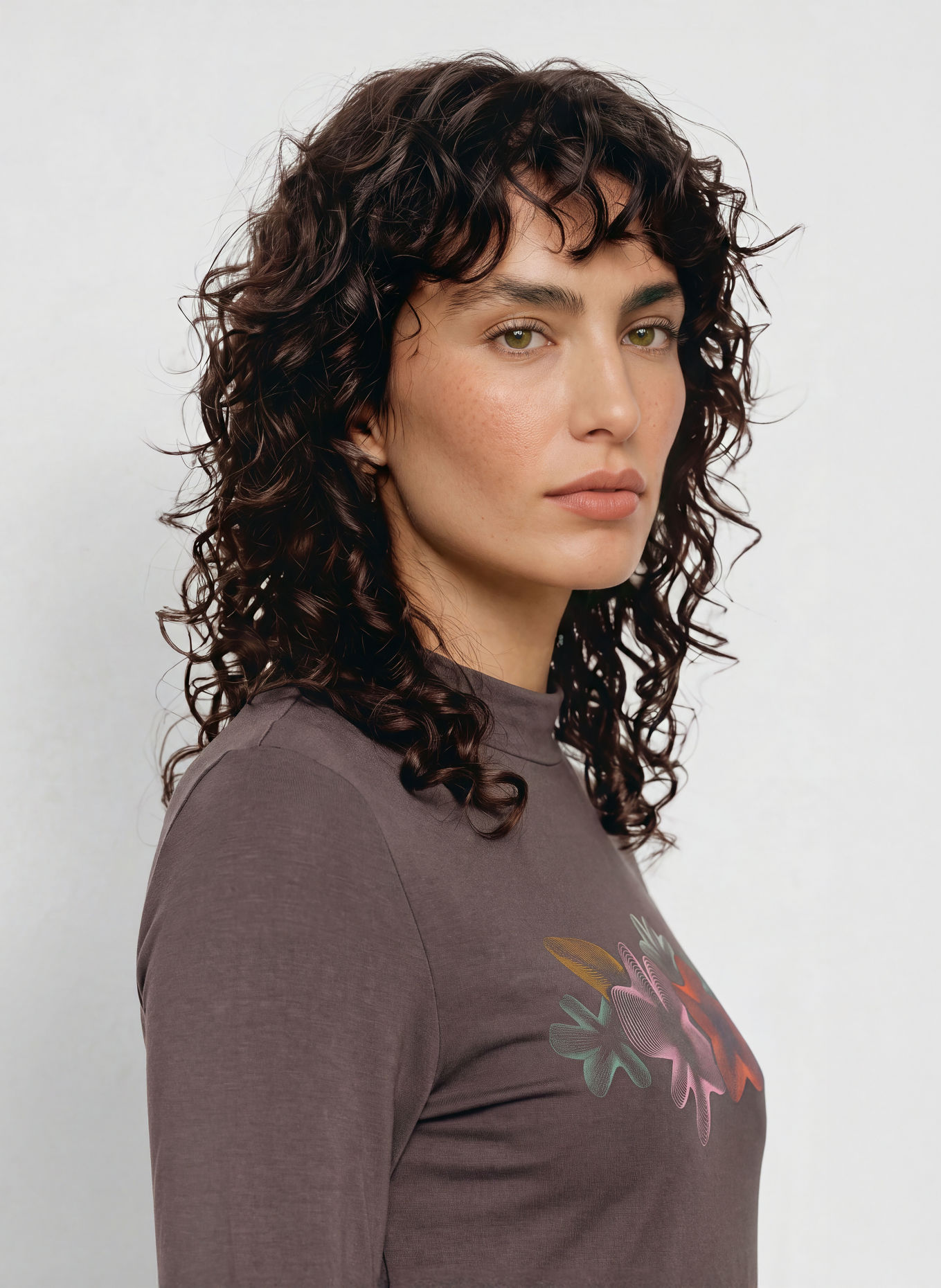 me°ru' Longsleeve LIDKÖPING: MARRON FONCÉ