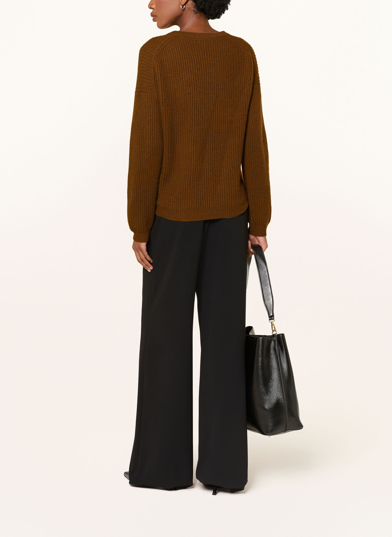 lilienfels Trui met alpaca: BRUIN
