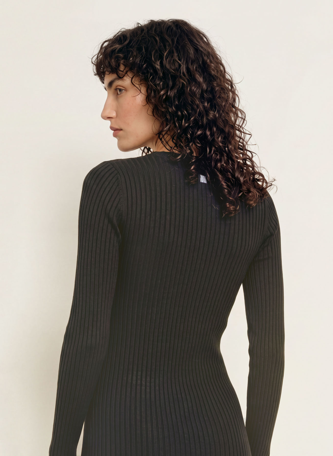 WRSTBHVR Kleid NORA HENLEY: SCHWARZ