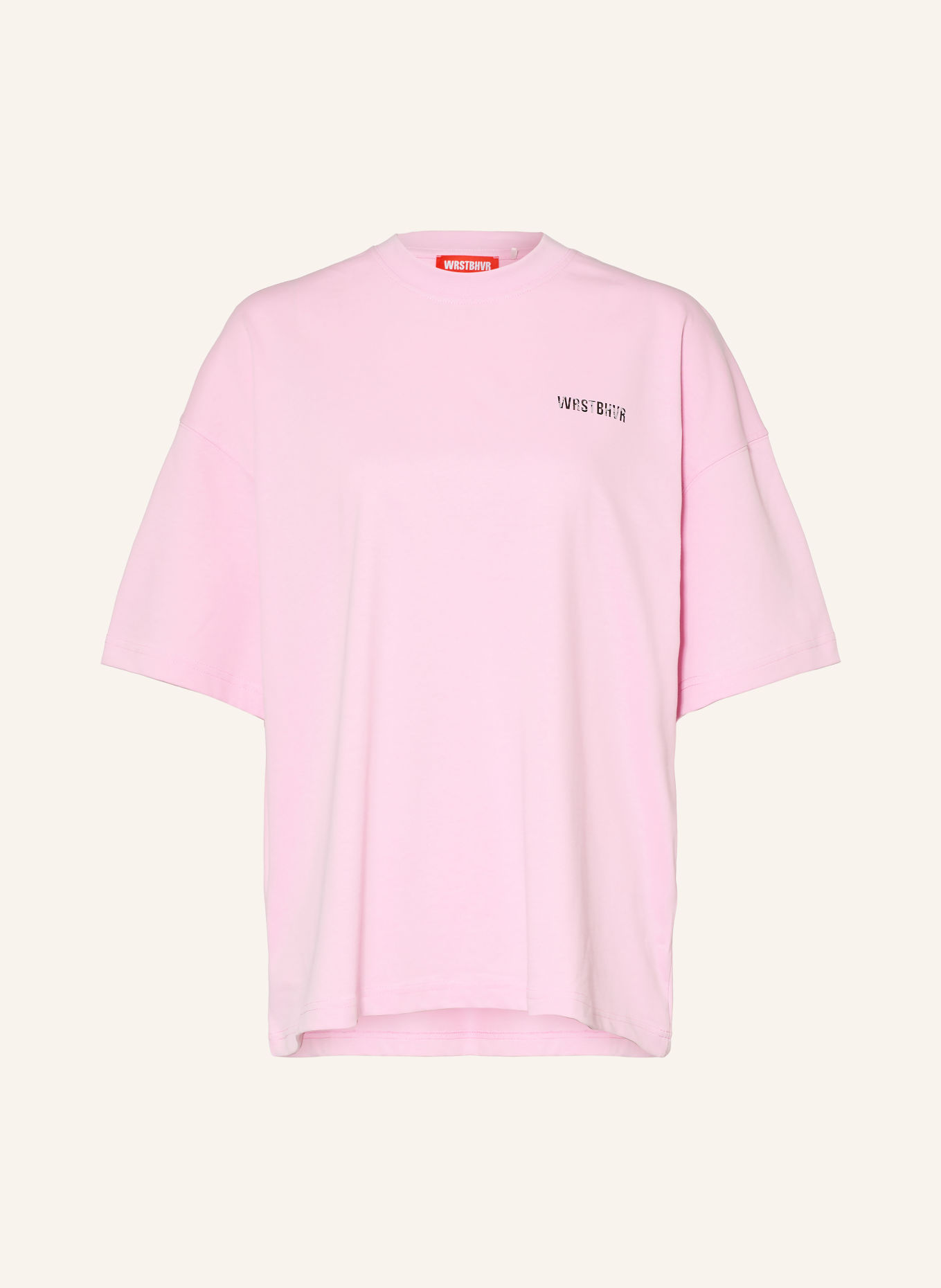 WRSTBHVR T-shirt STUDIO: ROZE / LICHTGRIJS / DONKERGRIJS