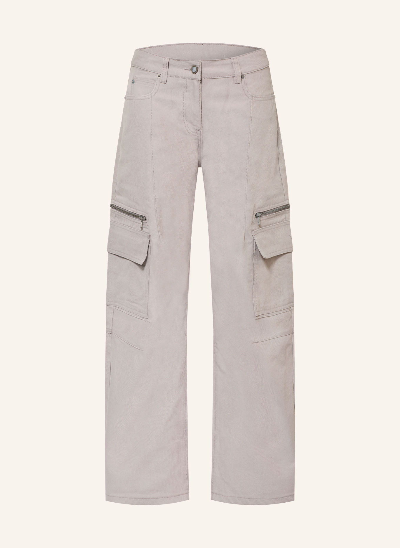 WRSTBHVR KALIA V2 Cargo Trousers: LIGHT GRAY