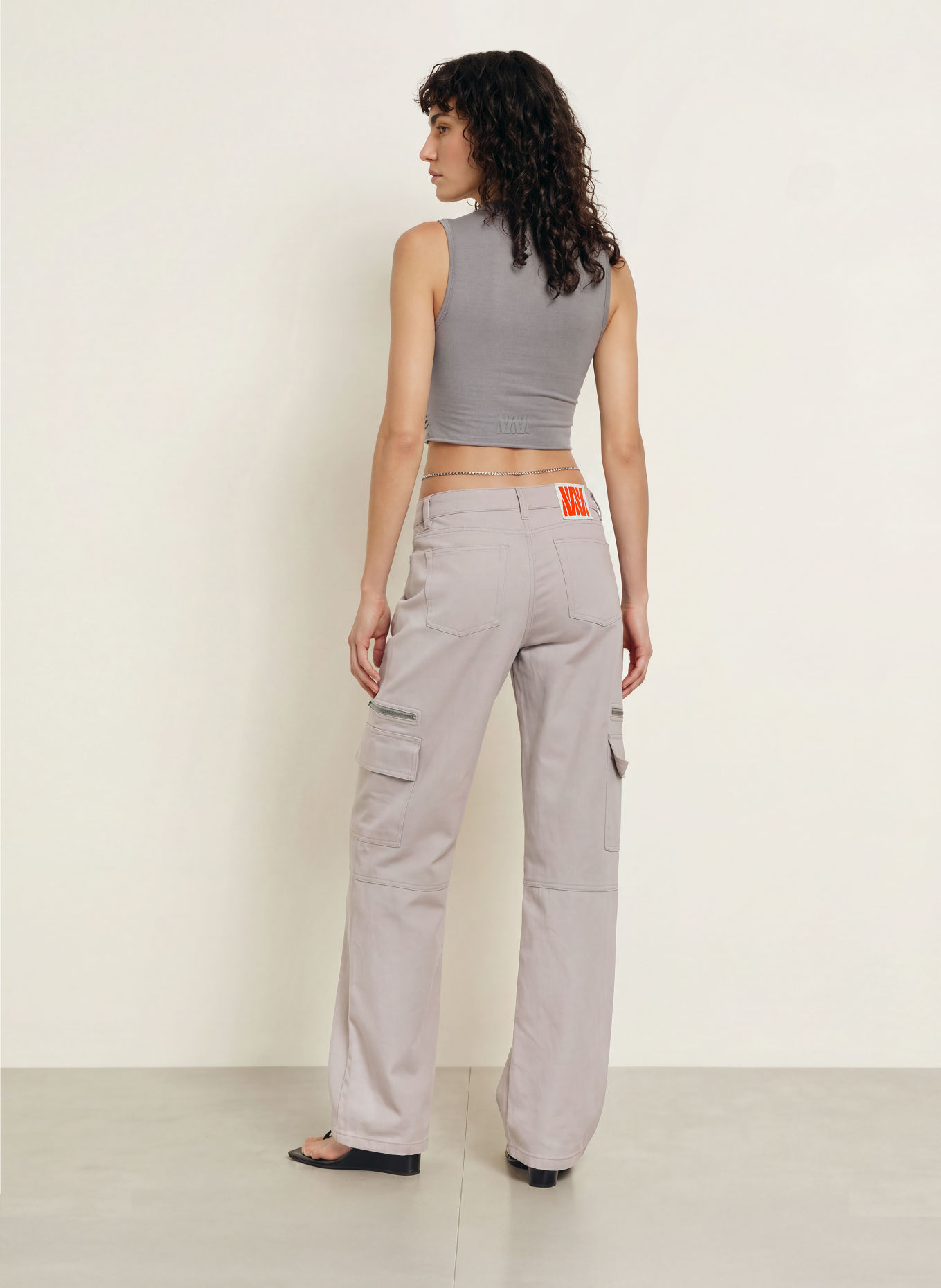 WRSTBHVR KALIA V2 Cargo Trousers: LIGHT GRAY