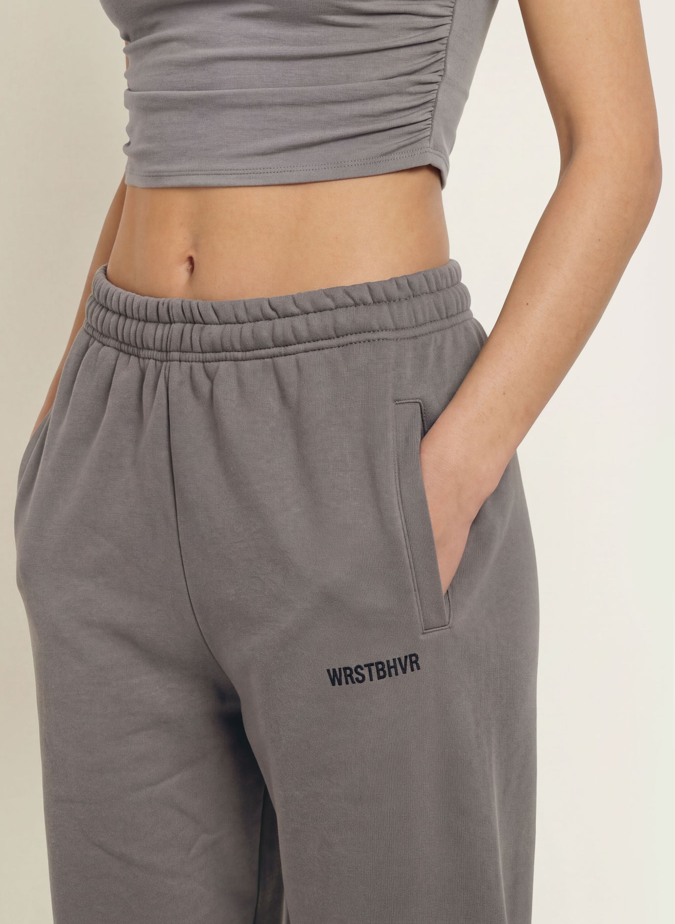 WRSTBHVR Sweatpants ILAY V3: GRAU