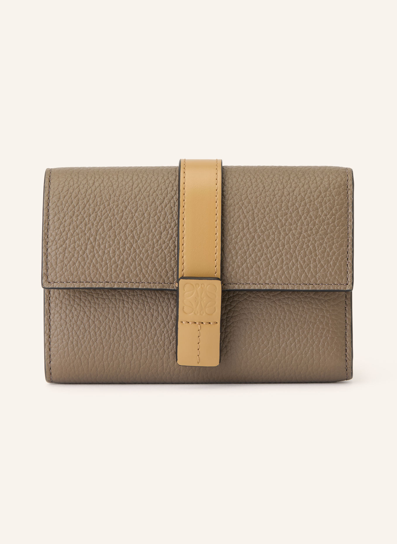 LOEWE Geldbörse: TAUPE / GOLD / BEIGE