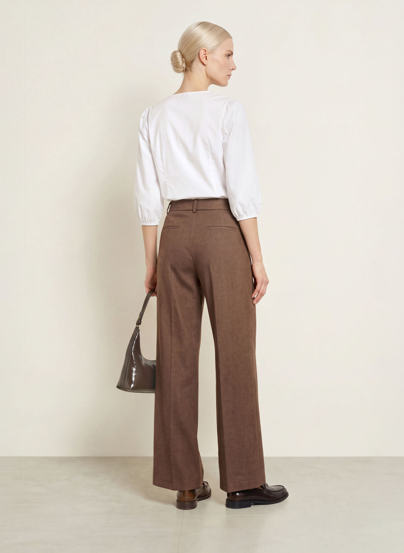 MORE & MORE Broek: BRUIN